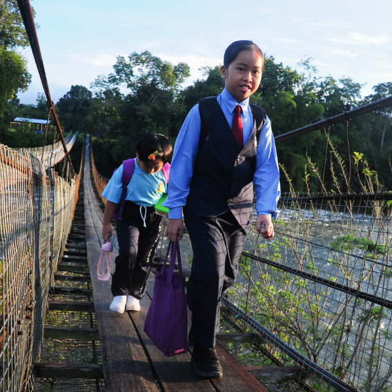 Traversing Dilapidated Bridges To Get To School