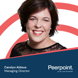 Bringing business model innovation to a global law firm with Carolyn Aldous of Peerpoint