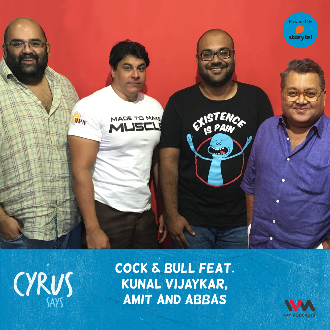 Ep. 410: Cock & Bull feat. Kunal Vijaykar, Amit and Abbas (special appearance by Rajiv Laxman) episode artwork