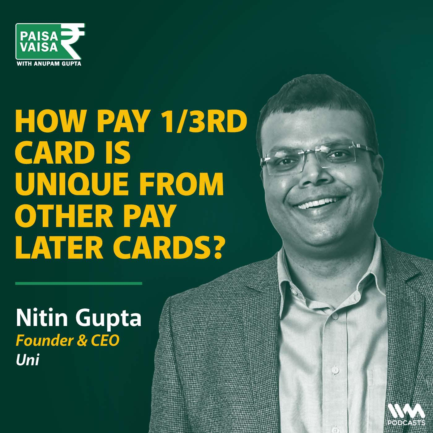 How Pay 1/3rd card is unique from other pay later cards?