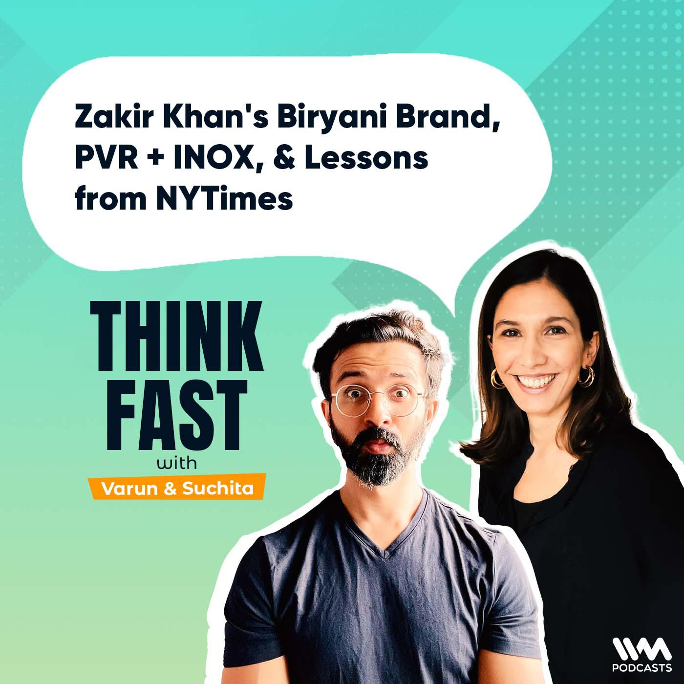 Zakir Khan’s Biryani Brand, PVR + INOX, & Lessons from NYTimes