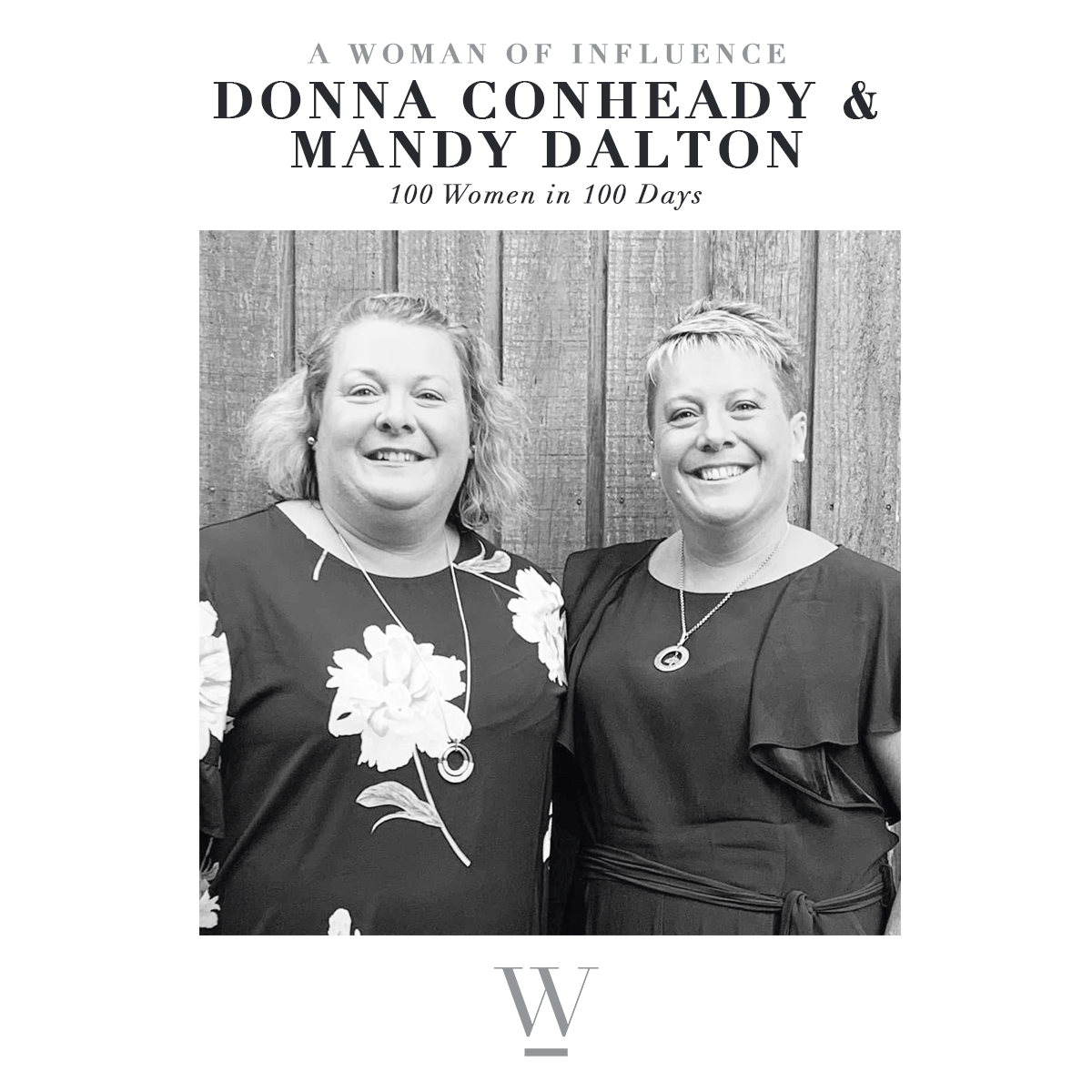 13/100 Donna Conheady & Mandy Dalton: What's it like to be a twin?