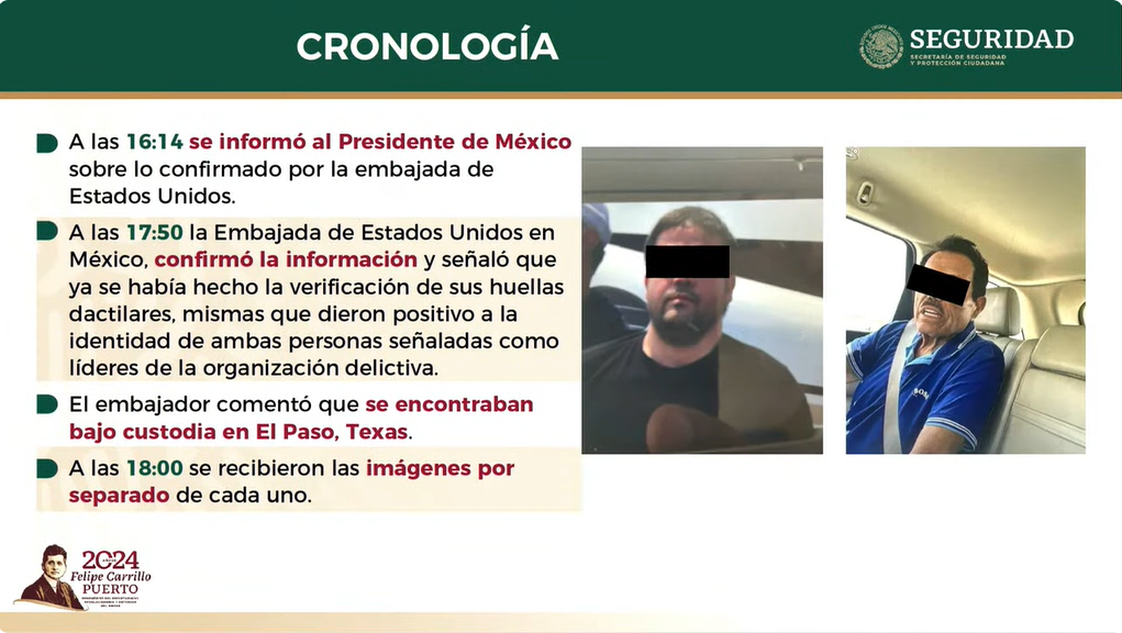 "Detención del "Mayo" Zambada y Guzmán López una victoria para el imperio de la Ley":  Ex agente de la DEA