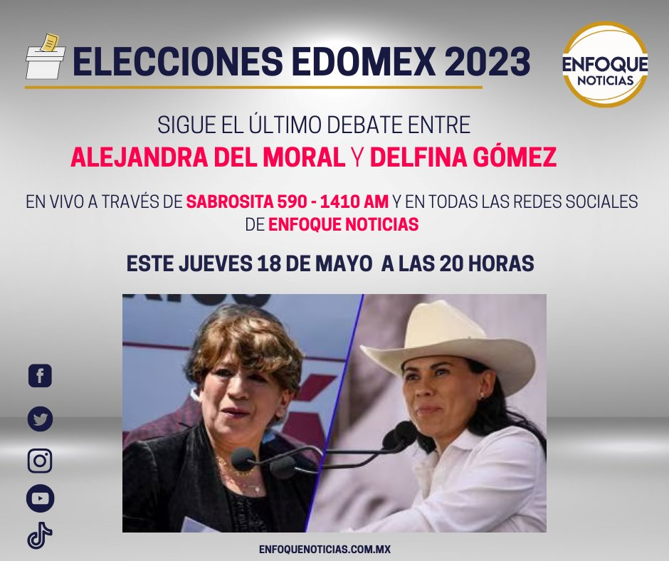 ¿Qué podemos esperar del debate entre las candidatas a la gubernatura del Edomex?