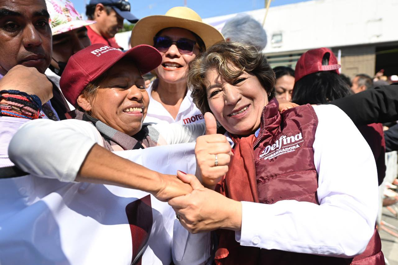 El 80% de la población del Edoméx quiere un cambio; Delfina va enfilada a la victoria: Martínez