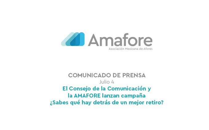 ¿Sabes qué hay detrás de un mejor retiro? Amafore te explica