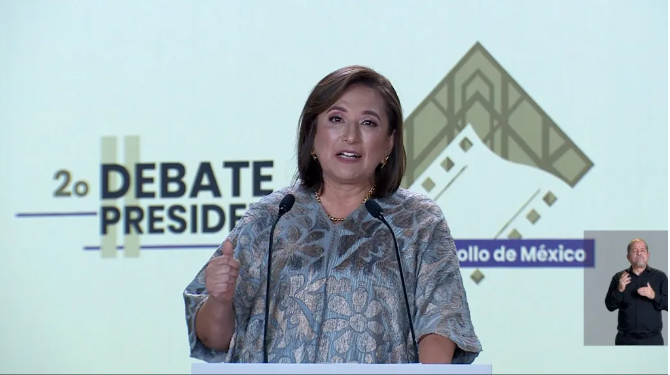 "El formato del debate fue mucho mejor, fui más yo": Gálvez