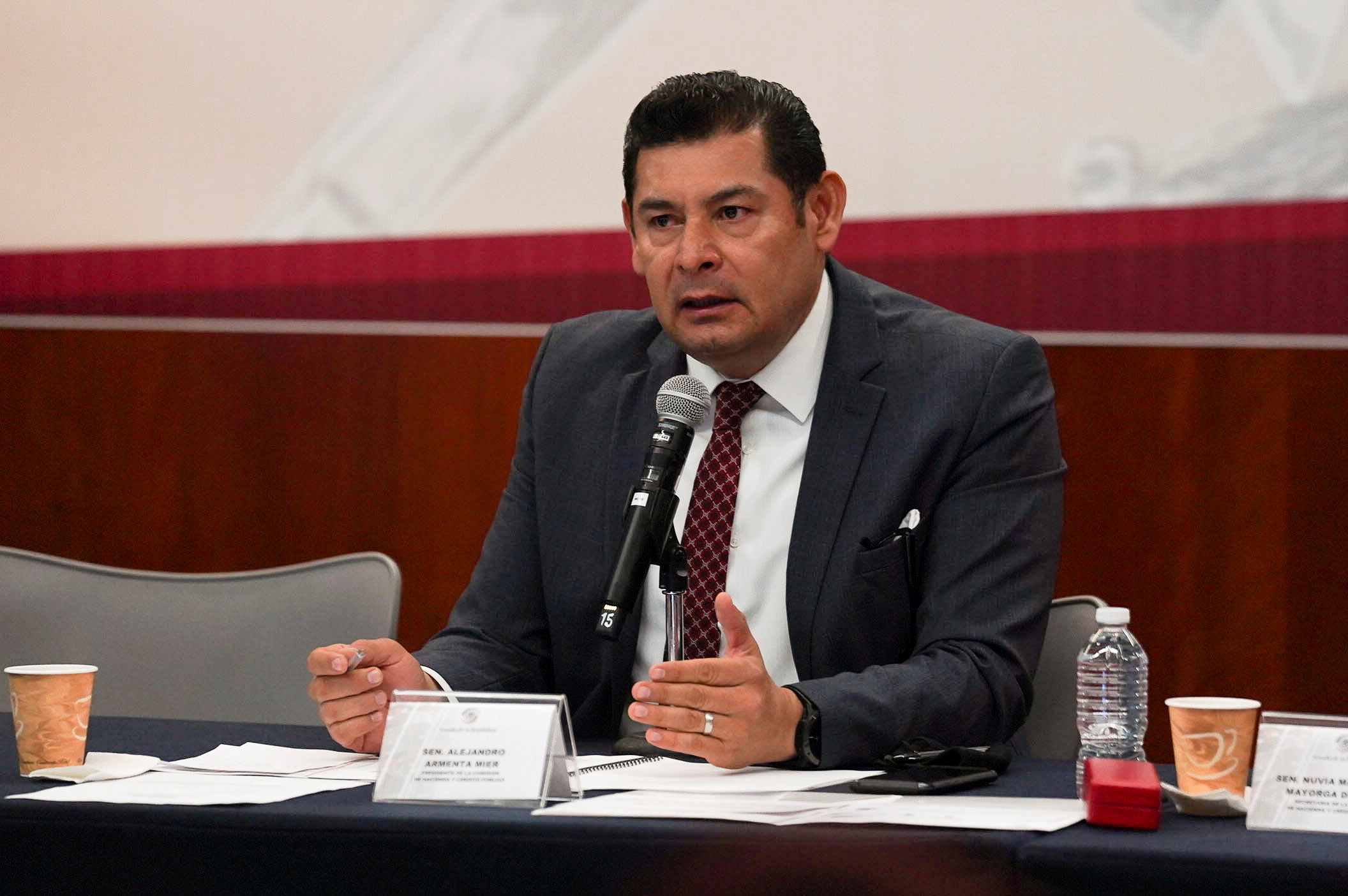 Con Adán Augusto López y Mario Delgado discutimos los temas de la agenda legislativa que corresponden al Ejecutivo: Armenta