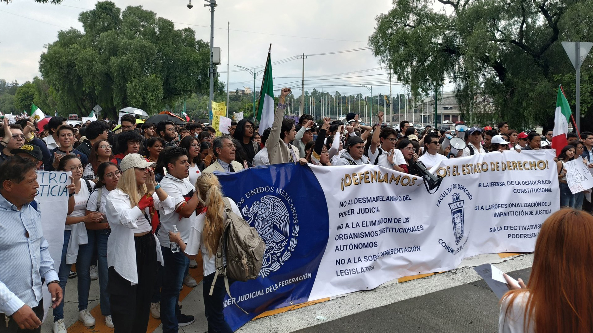 "Contradictorio que AMLO hable de manipulación de estudiantes, cuando emanó de un movimiento estudiantil": Representante del Movimiento de Estudiantes de Derecho