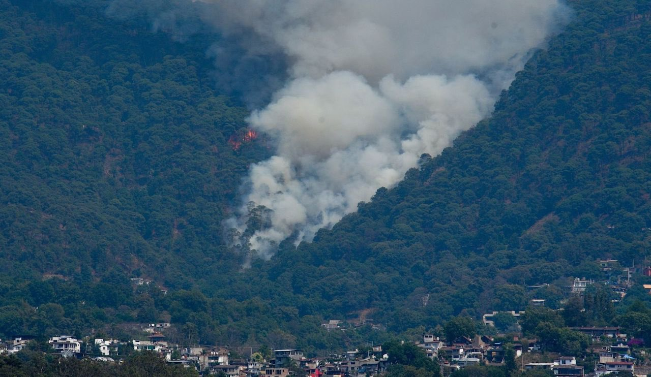 ¿Cuál es la situación de los incendios en Valle de Bravo?