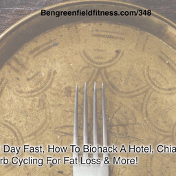 348: A 382 Day Fast, How To Biohack A Hotel, Chia Seeds vs. Flax Seeds, Carb Cycling For Fat Loss & More!
