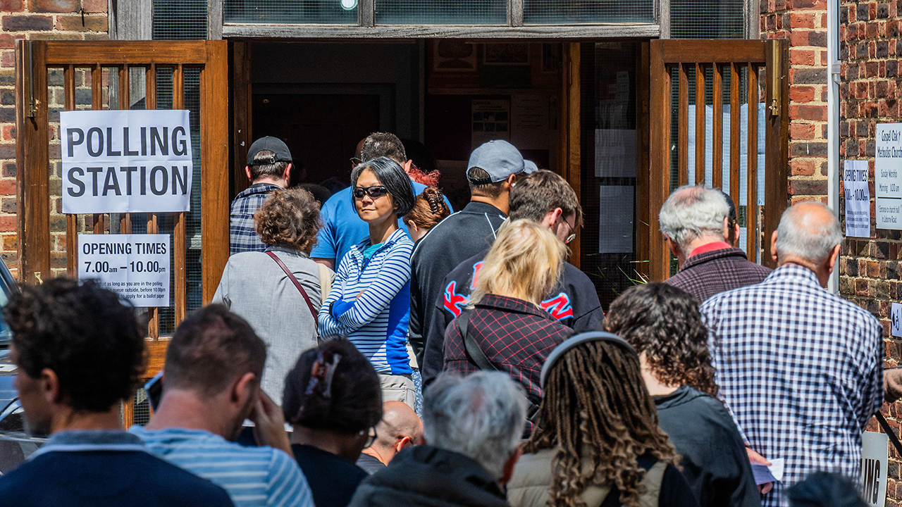 Polling day in the UK