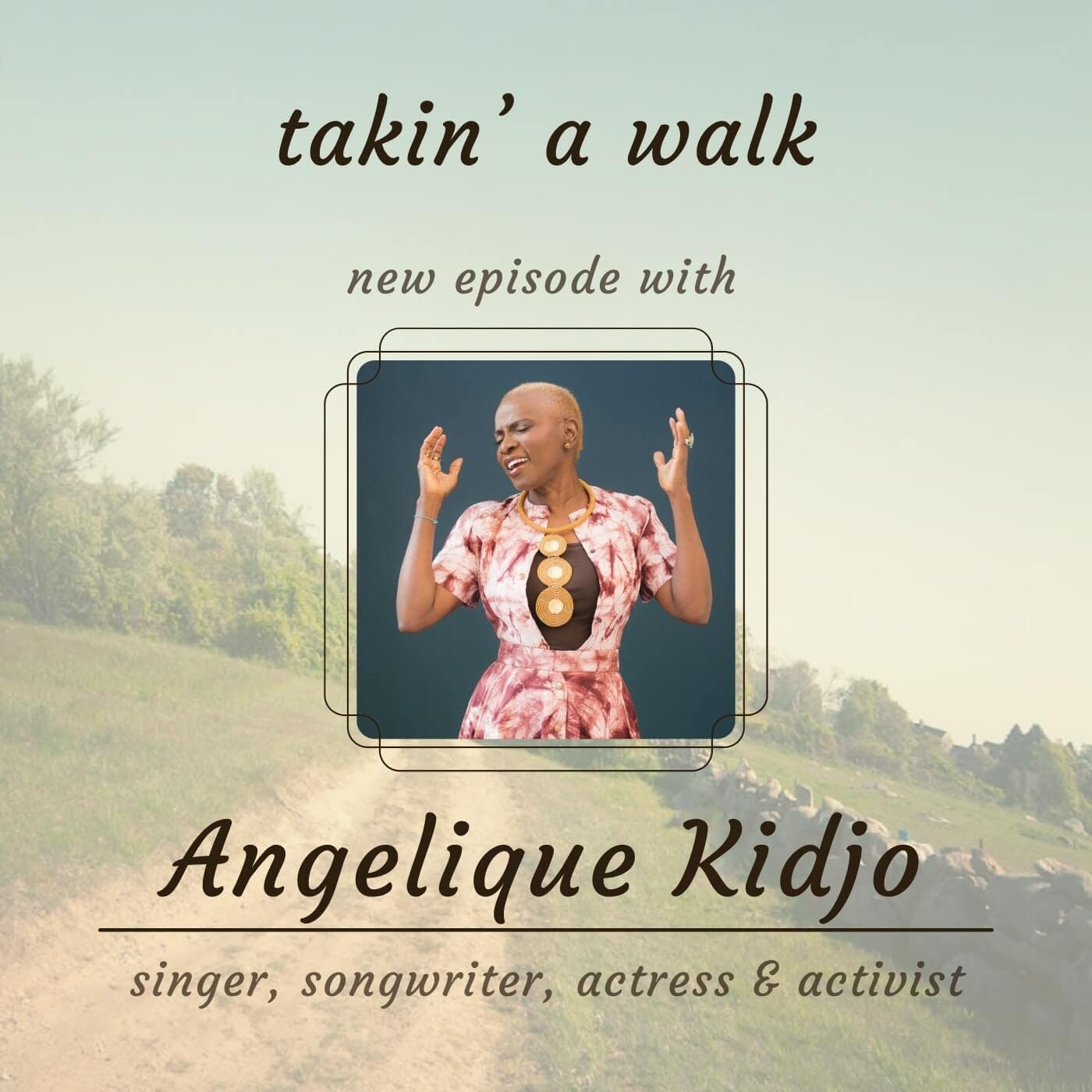 Promo/Upcoming episode. "Angelique Kidjo: Actress, Activist and Grammy winner, discussing musical curiosity on her new documentary."