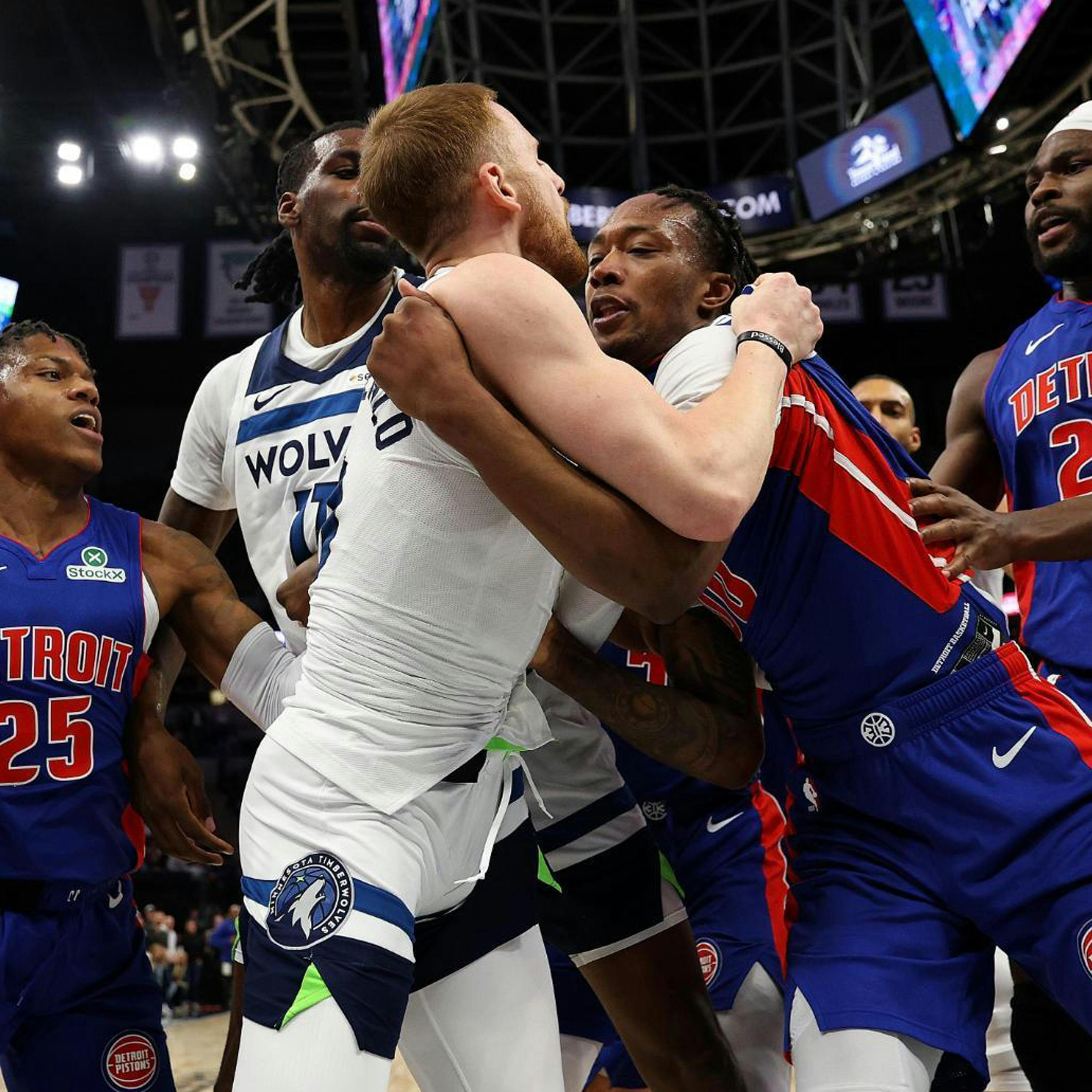 NBA Weekend Winners & Losers | Pistons-Wolves Fight, Grizzlies Fire Jenkins, Cavs Hit 60 Wins