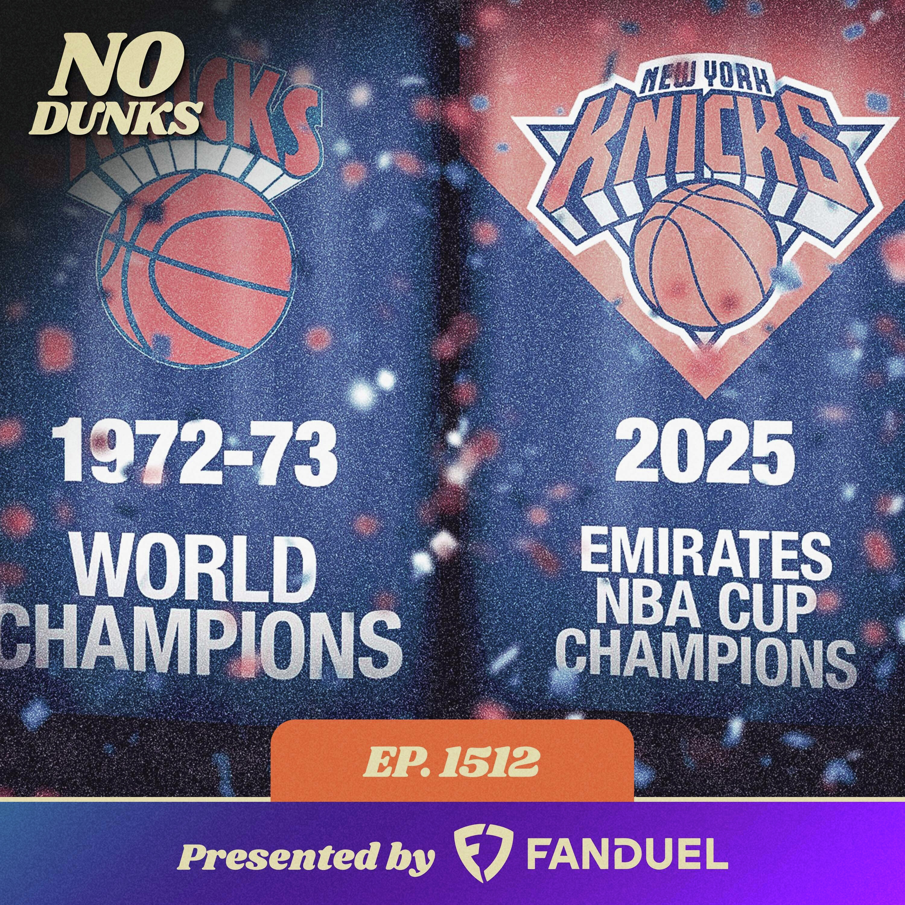 Blank Check's David Sims On Why His Knicks Should Hang That NBA Cup Banner Blank Check's David Sims On Why His Knicks Should Hang That NBA Cup Banner