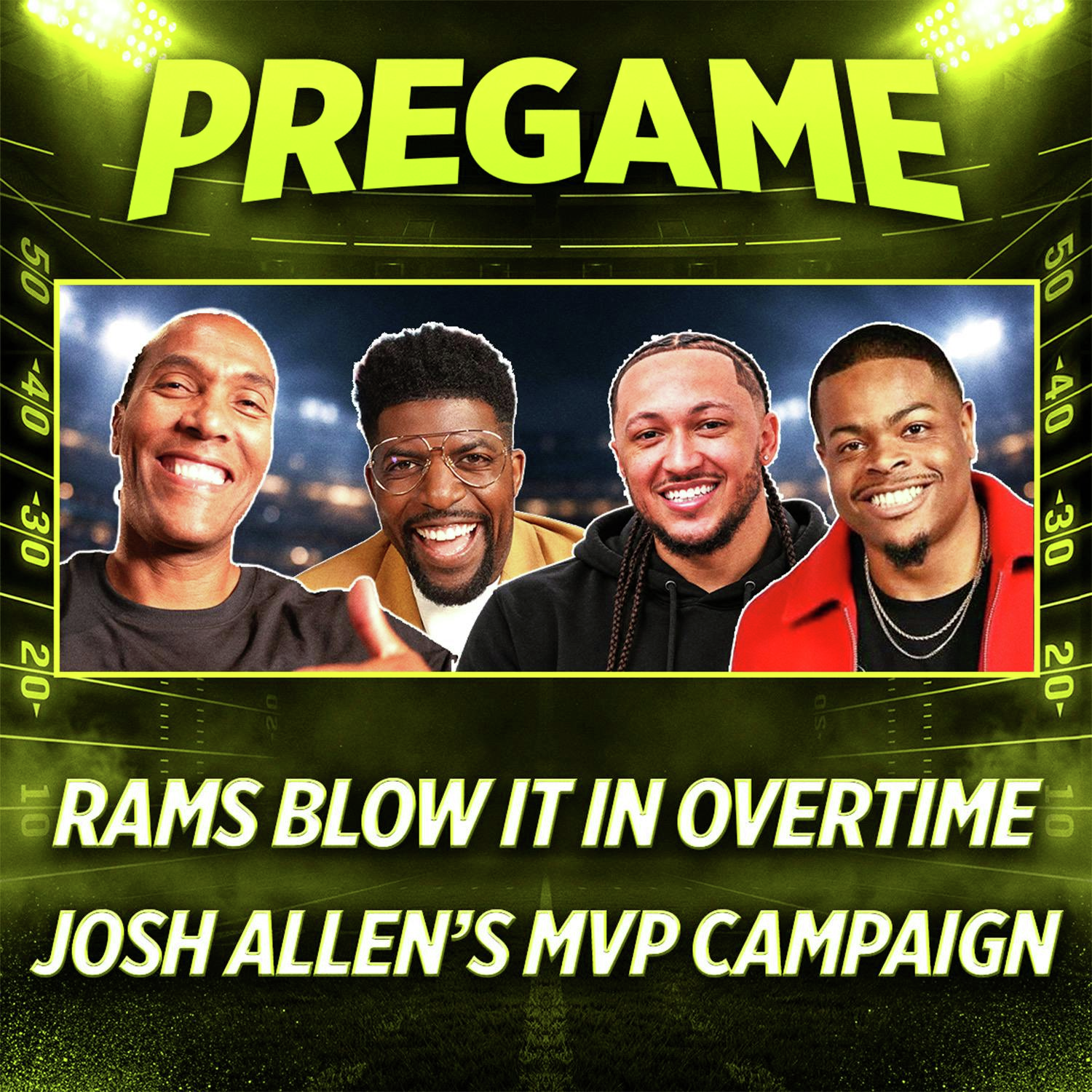 Acho & T.J. Housh React To Rams Loss To Bills, Josh Allen MVP? Eagles Downfall & MORE! episode artwork