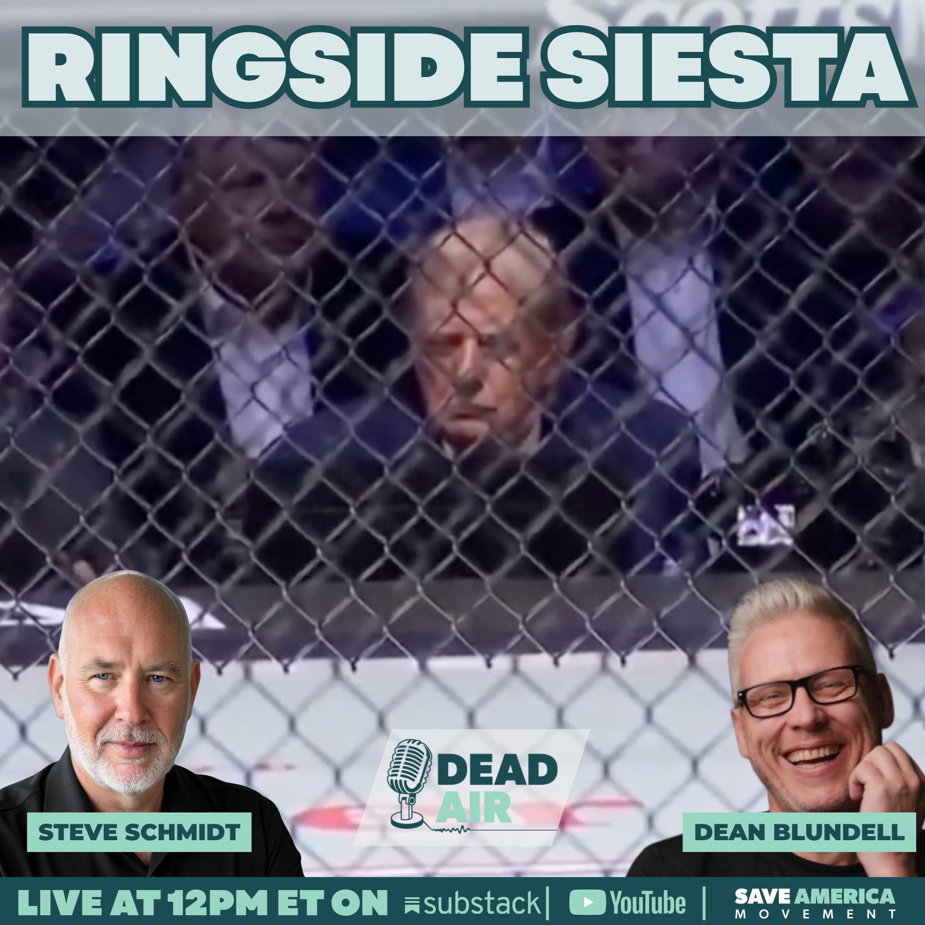 Dead Air: Ringside Siesta | Steve Schmidt and Dean Blundell episode artwork