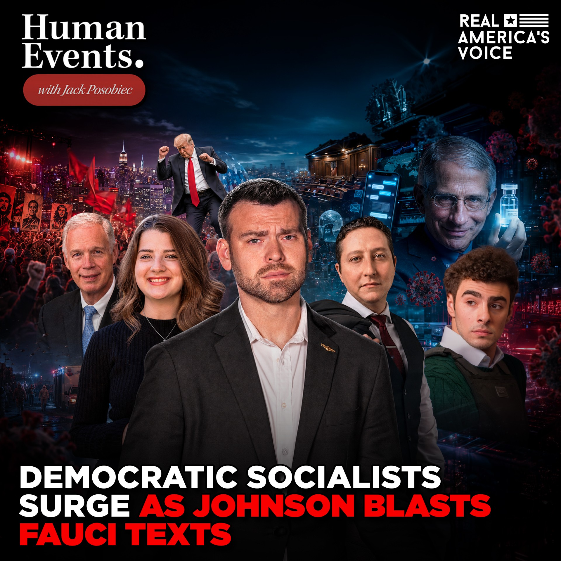 DSA SURGES AS FAUCI TEXTS REVEAL COVER-UP | HUMAN EVENTS DAILY W JACK POSOBIEC episode artwork