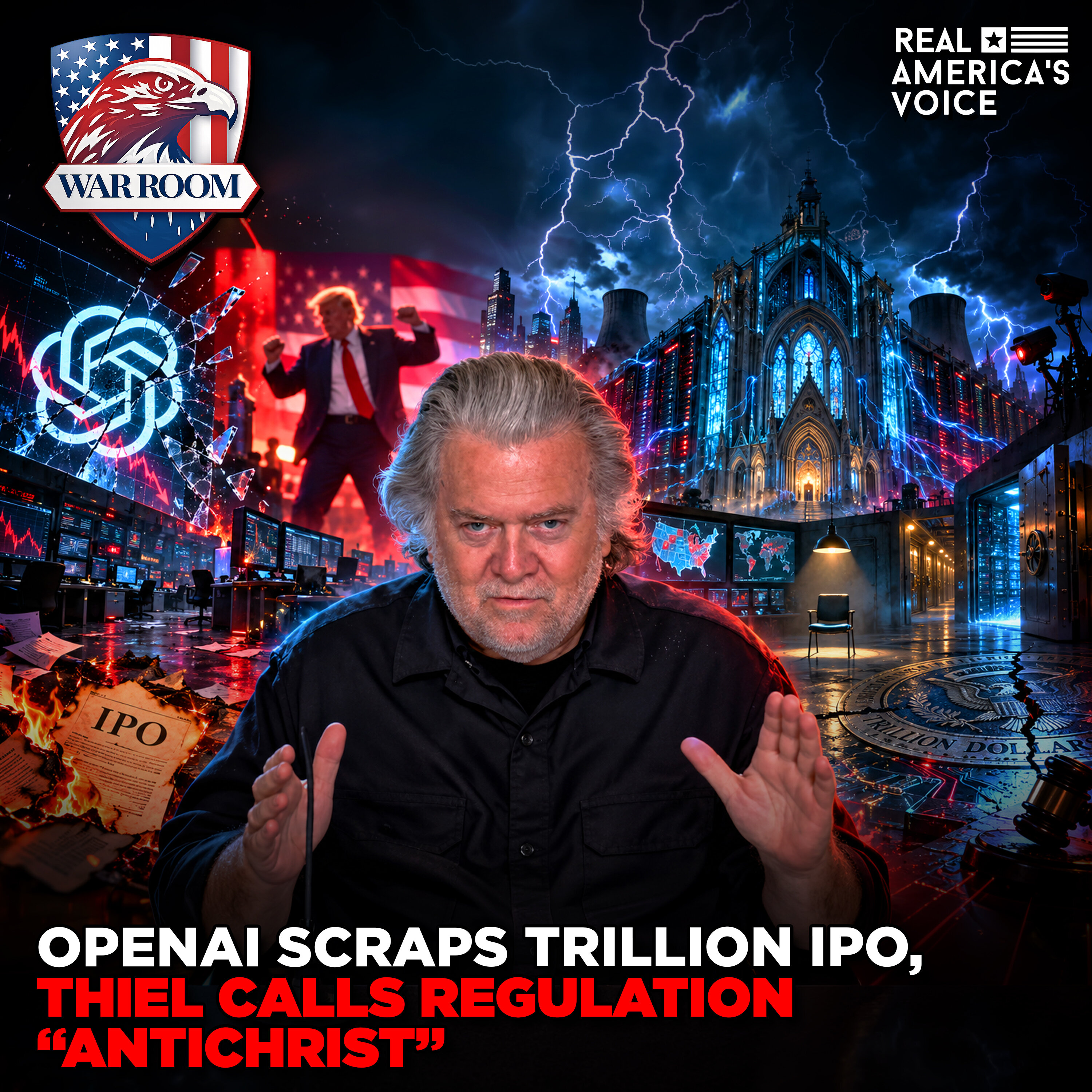 OPENAI SCRAPS TRILLION IPO, THIEL CALLS REGULATION THE ANTICHRIST | WAR ROOM AM W STEVE BANNON | SEPTEMBER 14TH, 2026