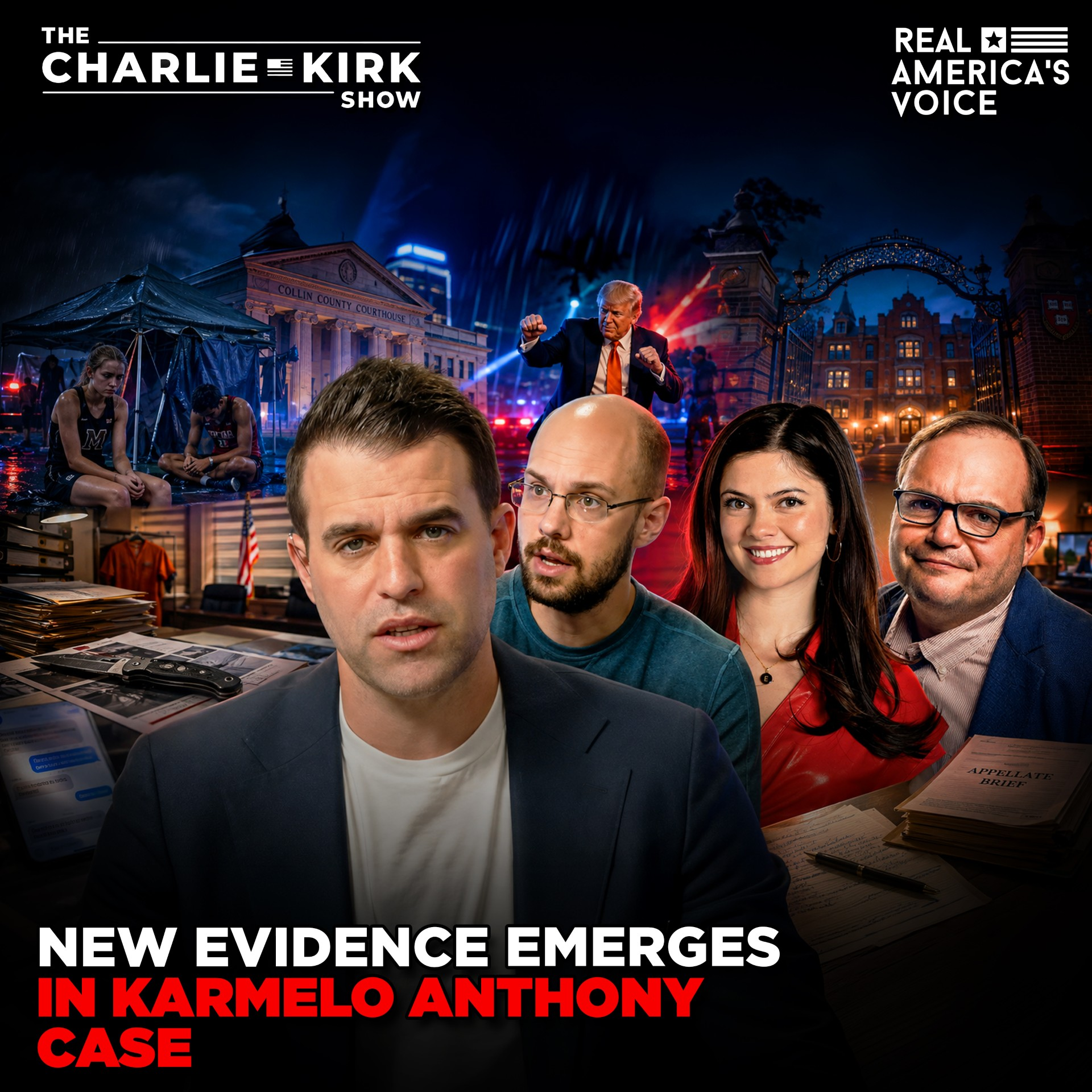 KARMELO ANTHONY EVIDENCE EXPLODES AS DUFFYS REJECT HARVARD INDOCTRINATION | CHARLIE KIRK SHOW episode artwork