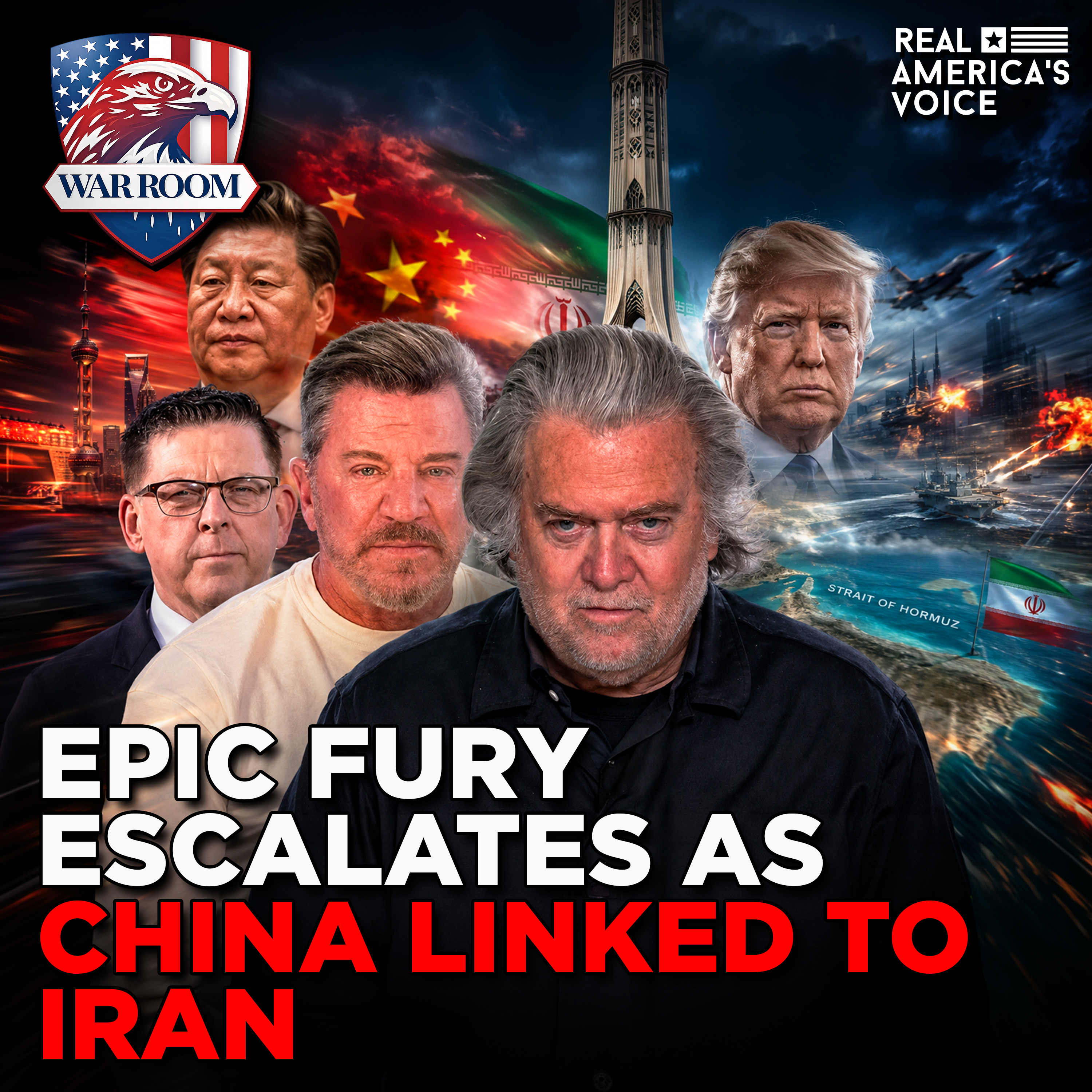EPIC FURY ESCALATES AS CHINA LINKED TO IRAN WEAPONS | WAR ROOM WITH STEVE BANNON AM EDITION