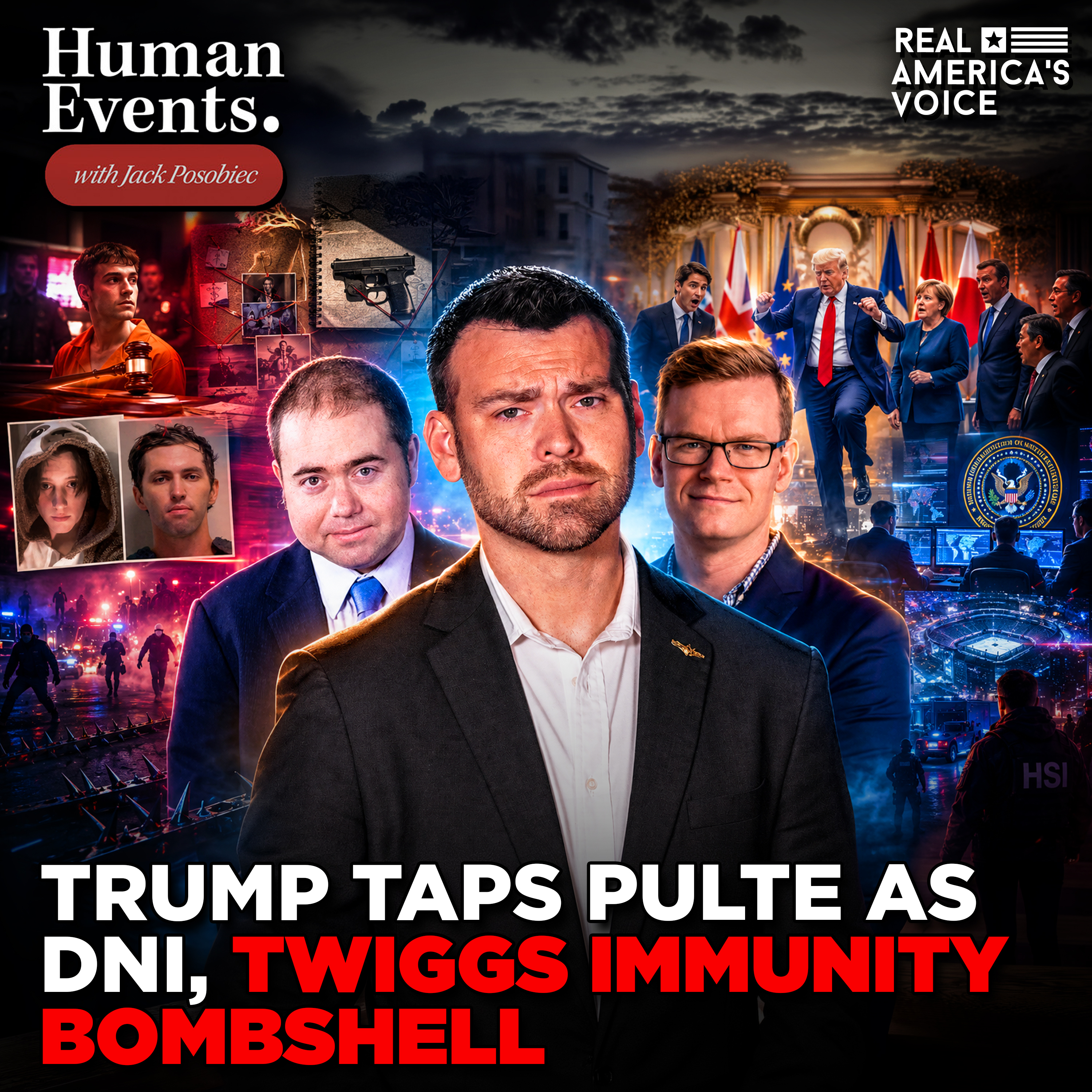TRUMP TAPS PULTE AS DNI, TWIGGS IMMUNITY BOMBSHELL | HUMAN EVENTS W JACK POSOBIEC