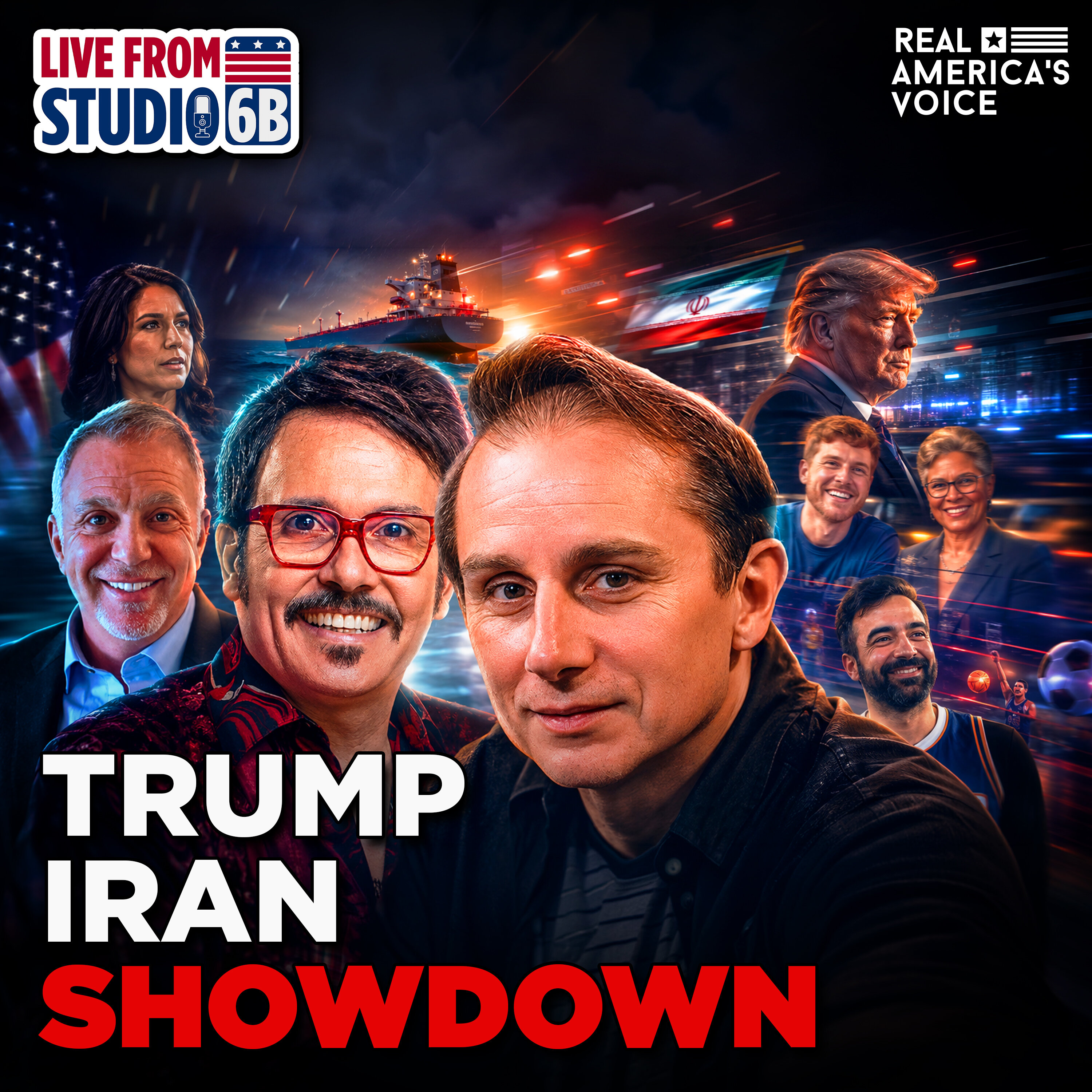 TULSI GABBARD RESIGNS, TRUMP IRAN DEAL PUSH, PRATT SURGES | LIVE FROM STUDIO 6B - FRIDAY, MAY 22 2026 — Real America’s Voice cover