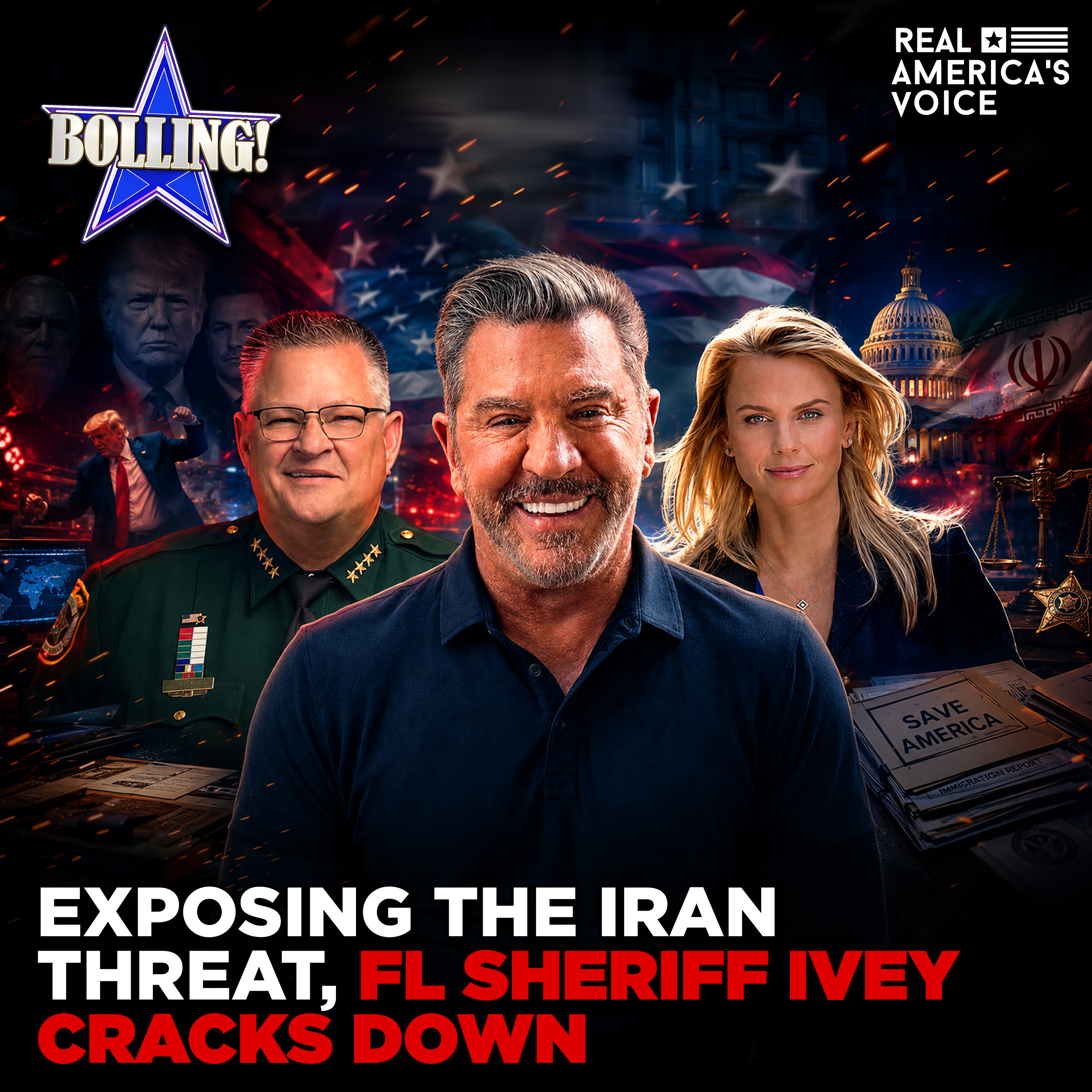 LARA LOGAN EXPOSES IRAN THREAT, SHERIFF CRACKDOWN ON ABUSE, GRAHAM DEATH SHOCK | BOLLING SHOW episode artwork