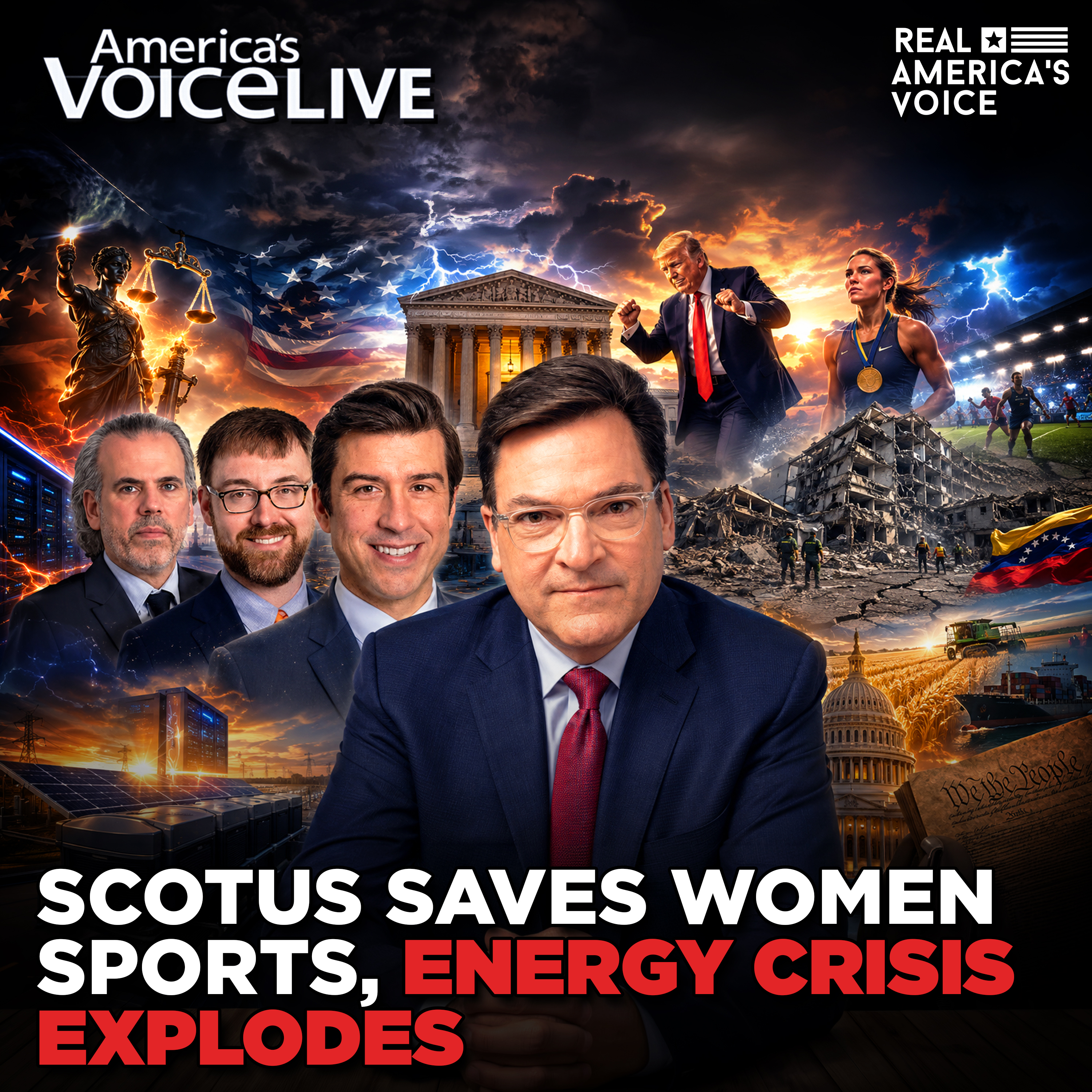 SCOTUS BOMBSHELLS, VENEZUELA QUAKE CHAOS & AMERICA'S ENERGY CRISIS | AMERICA'S VOICE LIVE episode artwork