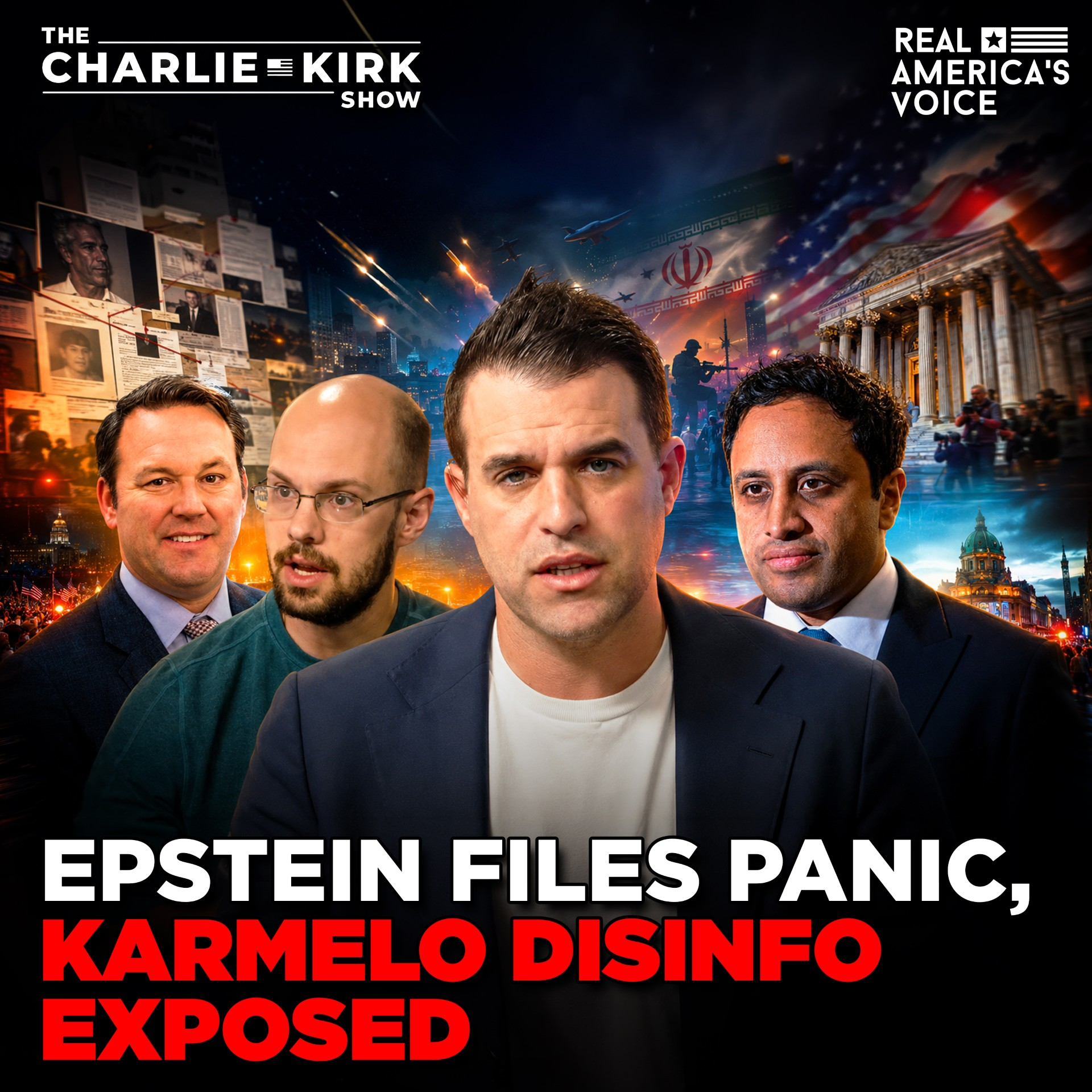 EPSTEIN BOMBSHELL & IRAN CHAOS EXPLODE AS BLACK COMMUNITY PUSHES KARMELO LIES | CHARLIE KIRK SHOW