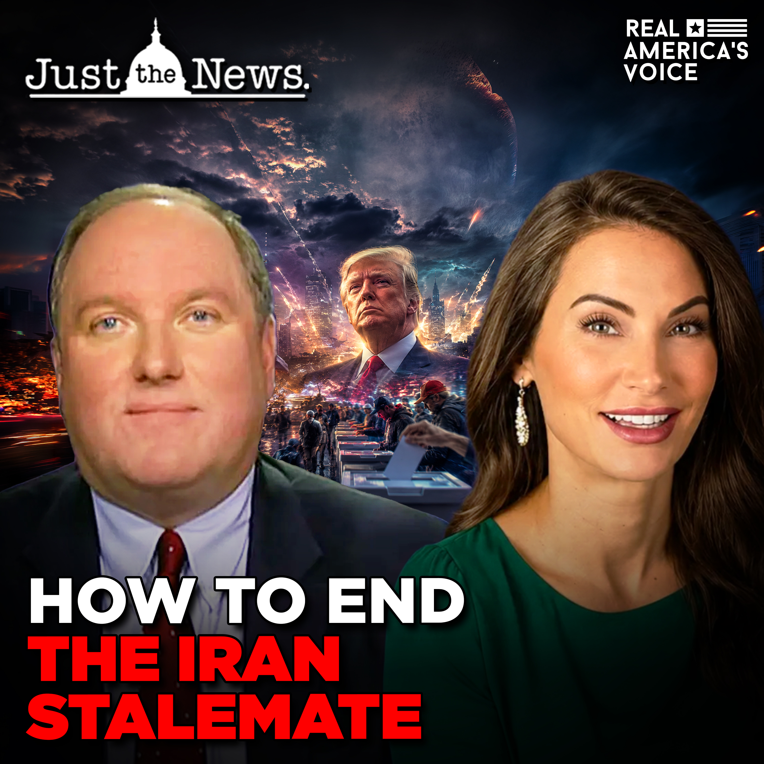 REPUBLICANS TARGET CALIFORNIA GOVERNOR, IRAN CEASEFIRE CRISIS | JUST THE NEWS - NO NOISE