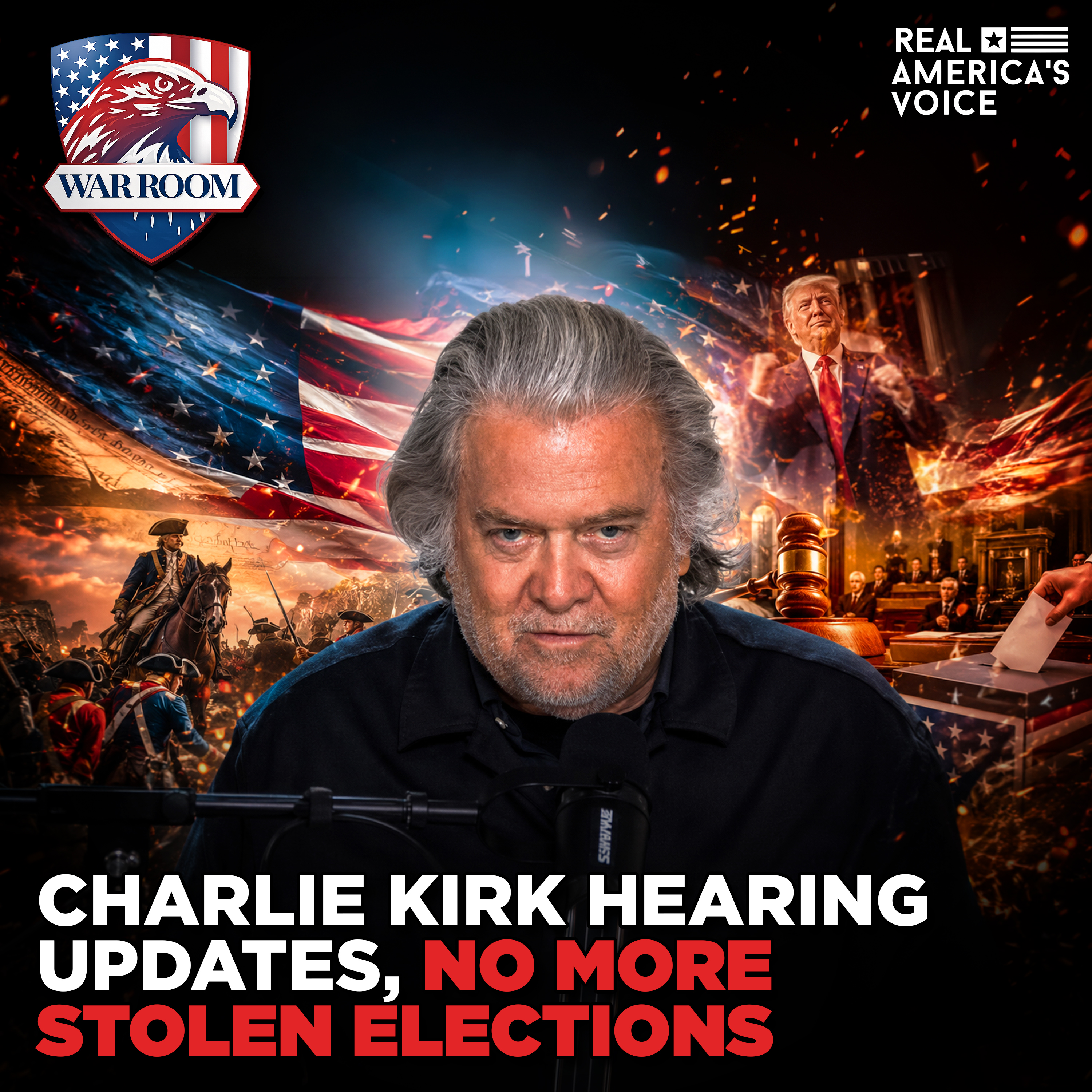 KIRK ASSASSINATION HEARING EXPLODES AS BANNON RIPS ELECTION THEFT | WAR ROOM AM W STEVE BANNON | JULY 9TH, 2026