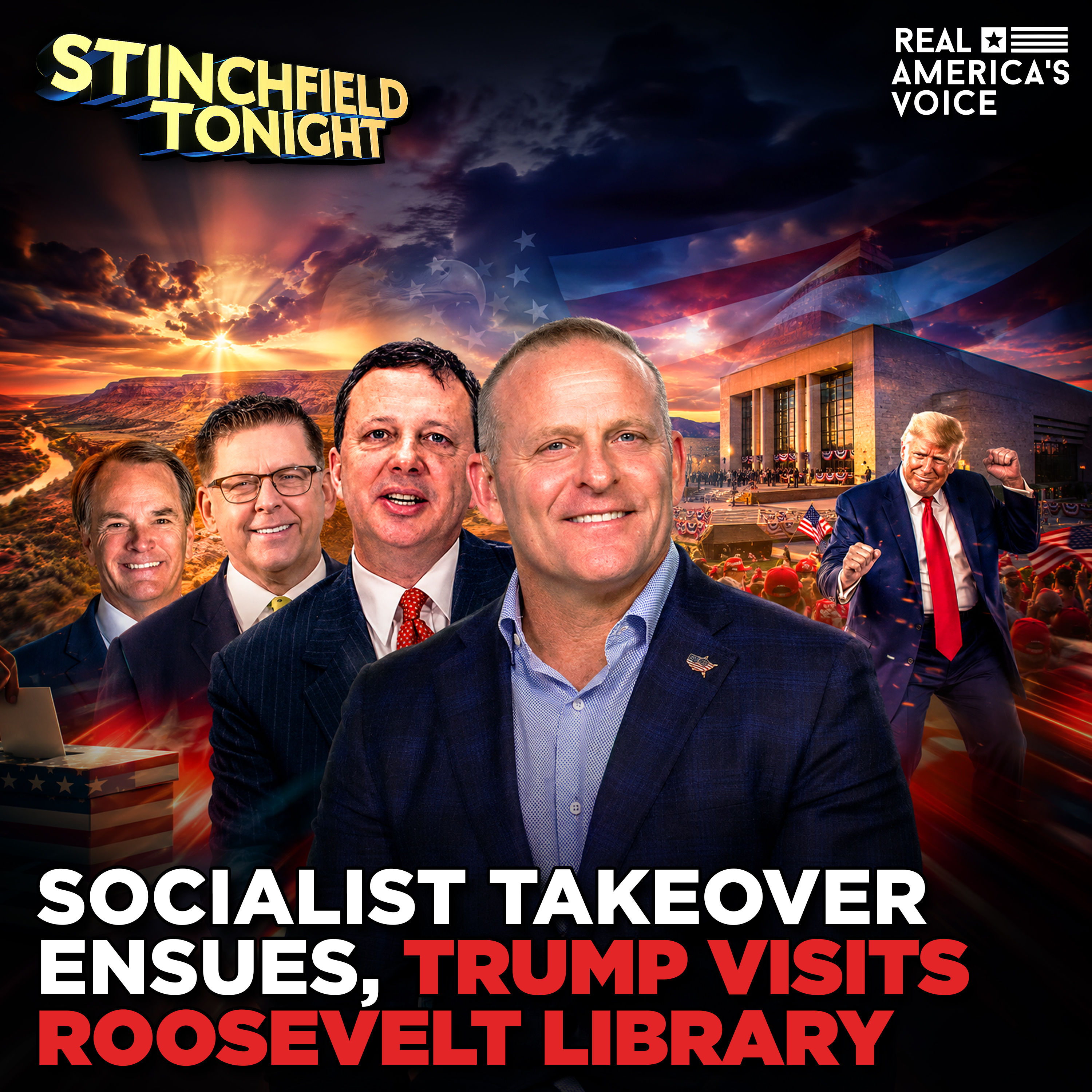 SOCIALIST TAKEOVER ENSUES AS DEMS SNUB ANGEL FAMILIES | STINCHFIELD TONIGHT episode artwork
