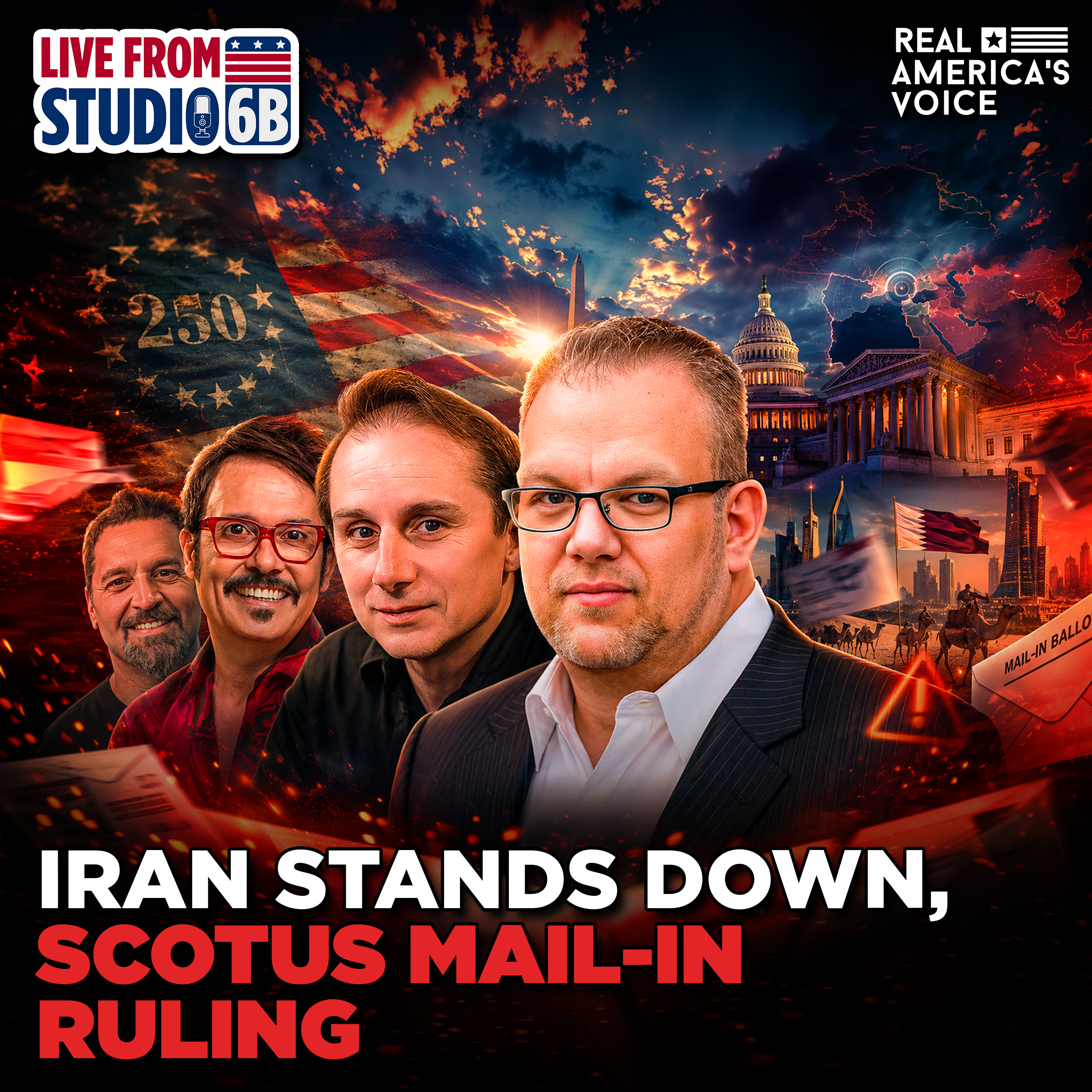 IRAN STANDS DOWN AFTER SKIRMISHES, SCOTUS MAIL-IN RULING | LIVE FROM STUDIO 6B - MONDAY, JUNE 29 2026 episode artwork
