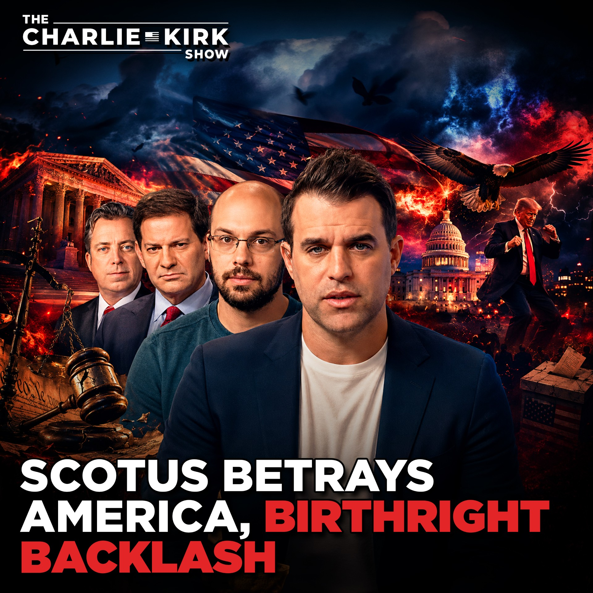 SCOTUS BOMBSHELLS, AMERICA 250 CHAOS, MN RAPIST OUTRAGE | CHARLIE KIRK SHOW episode artwork