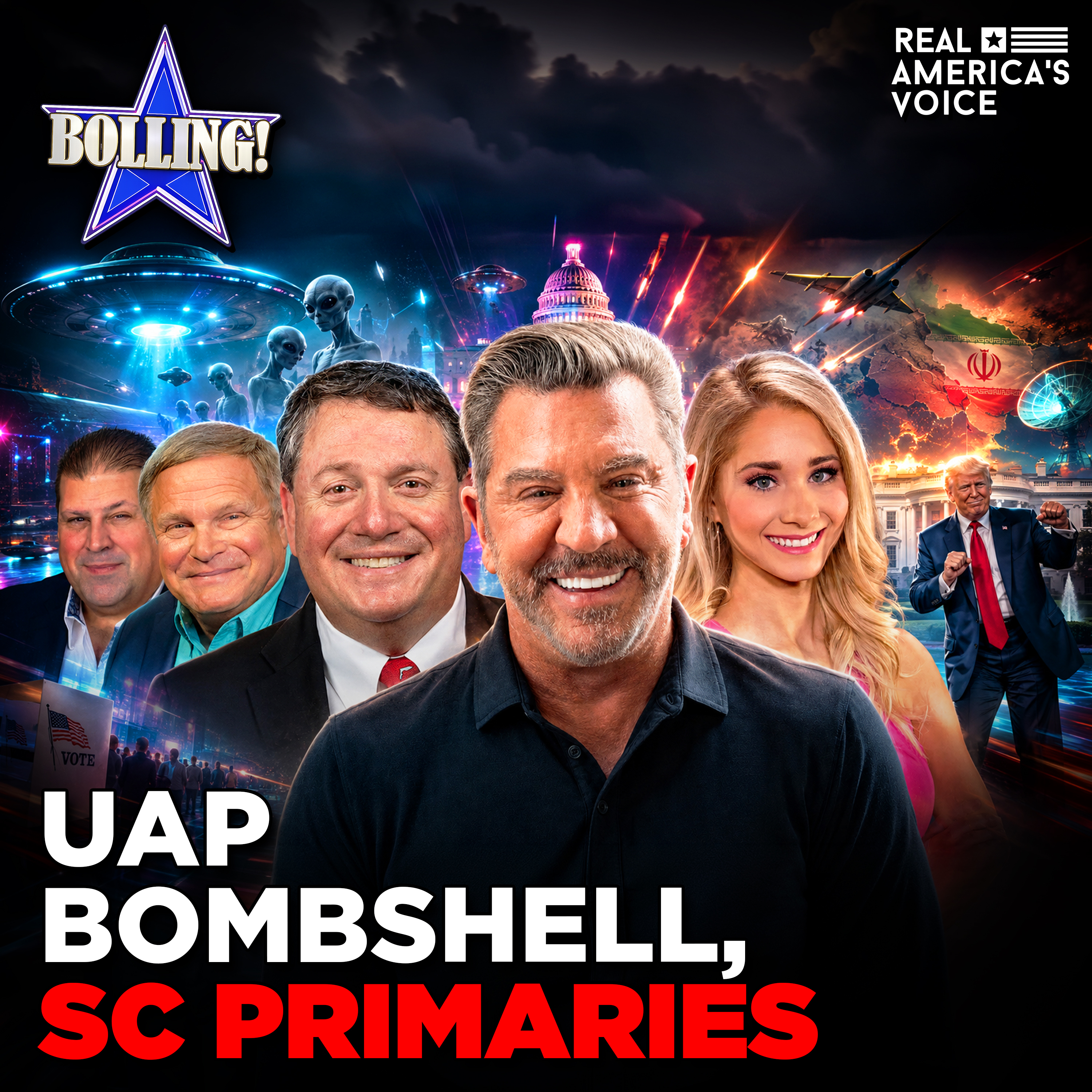 UAP PRESS CONFERENCE, SC PRIMARIES & DEEP STATE REACTIONS | ERIC BOLLING SHOW
