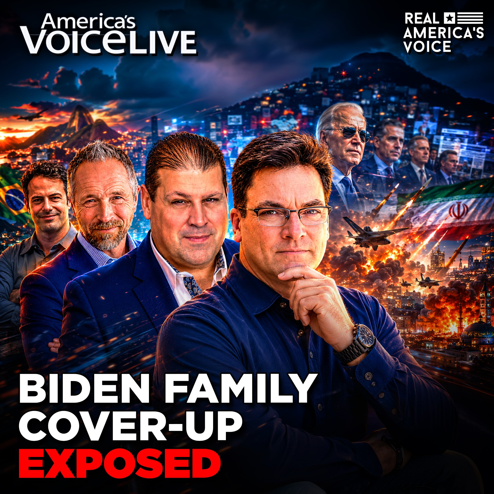 BIDEN COVER-UPS, IRAN CHRISTIAN REVIVAL, BRAZIL CENSORSHIP | AMERICA'S VOICE LIVE W/ STEVE GRUBER