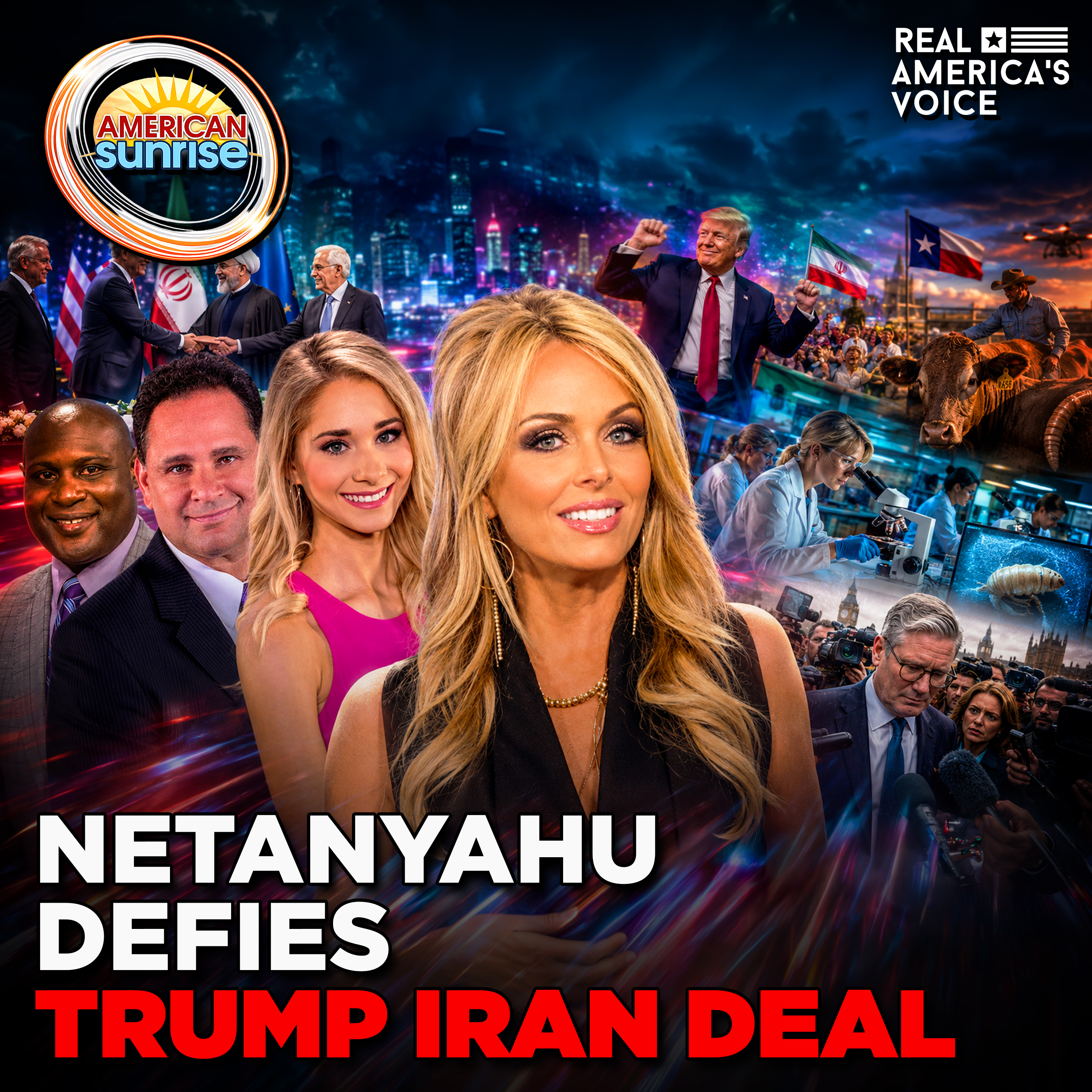 NETANYAHU STANDS FIRM ON ISRAEL AS TRUMP PUSHES IRAN DEAL | AMERICAN SUNRISE