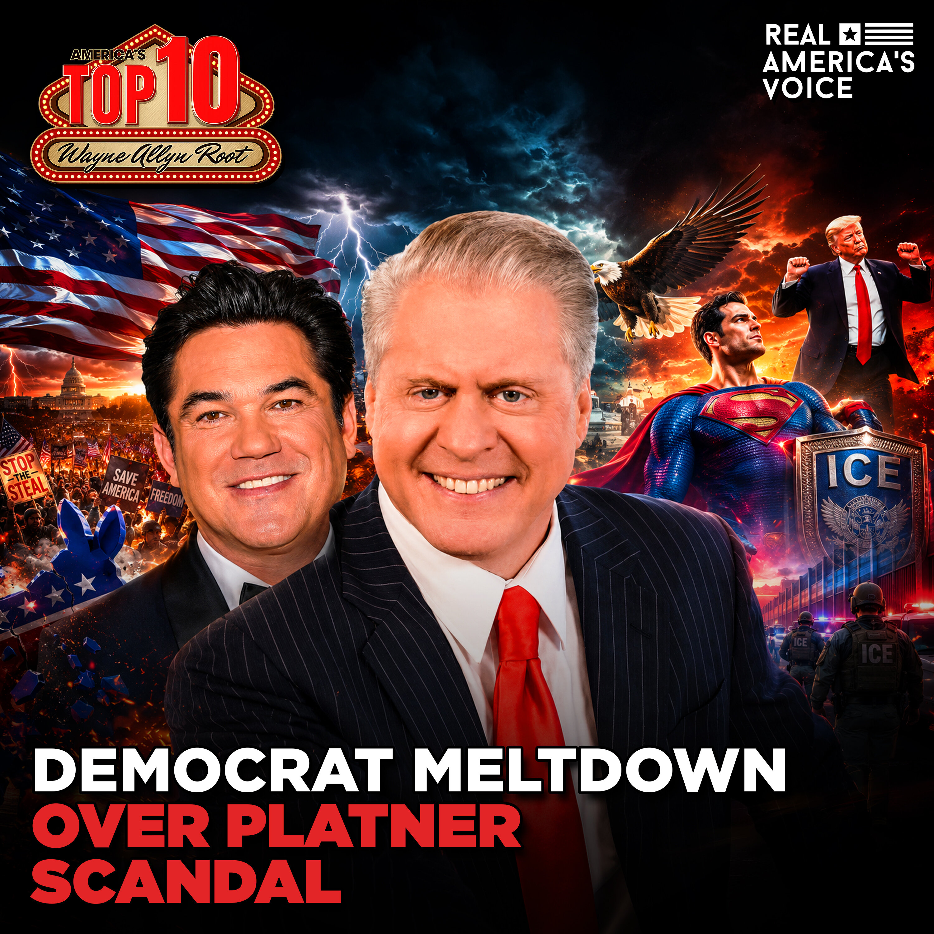 DEMOCRAT MELTDOWN OVER PLATNER SCANDAL & DEAN CAIN GOES FULL ICE! | AMERICA'S TOP 10 | JULY 10TH, 2026 episode artwork