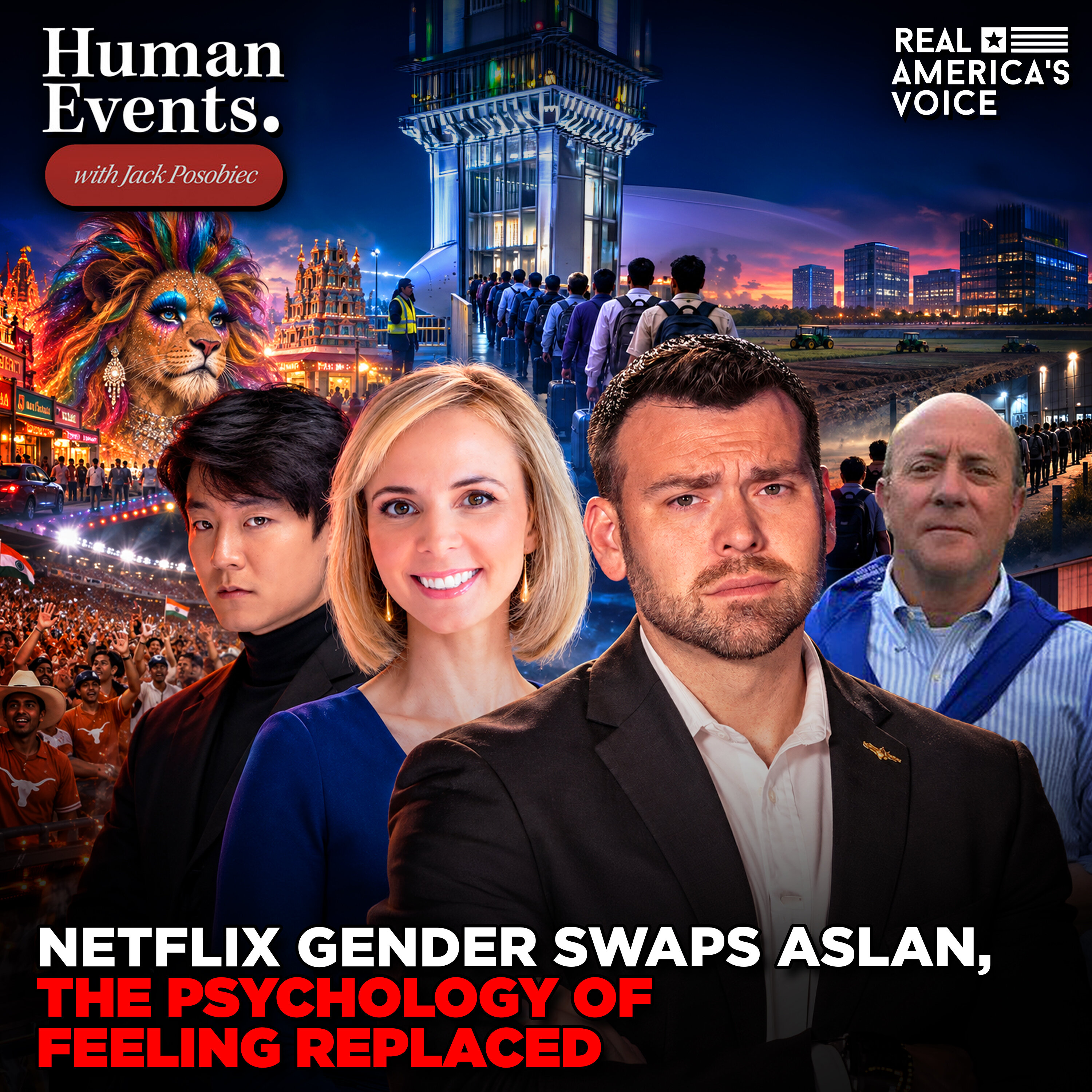 NETFLIX GENDER SWAPS ASLAN, THE PSYCHOLOGY OF FEELING REPLACED | HUMAN EVENTS W JACK POSOBIEC