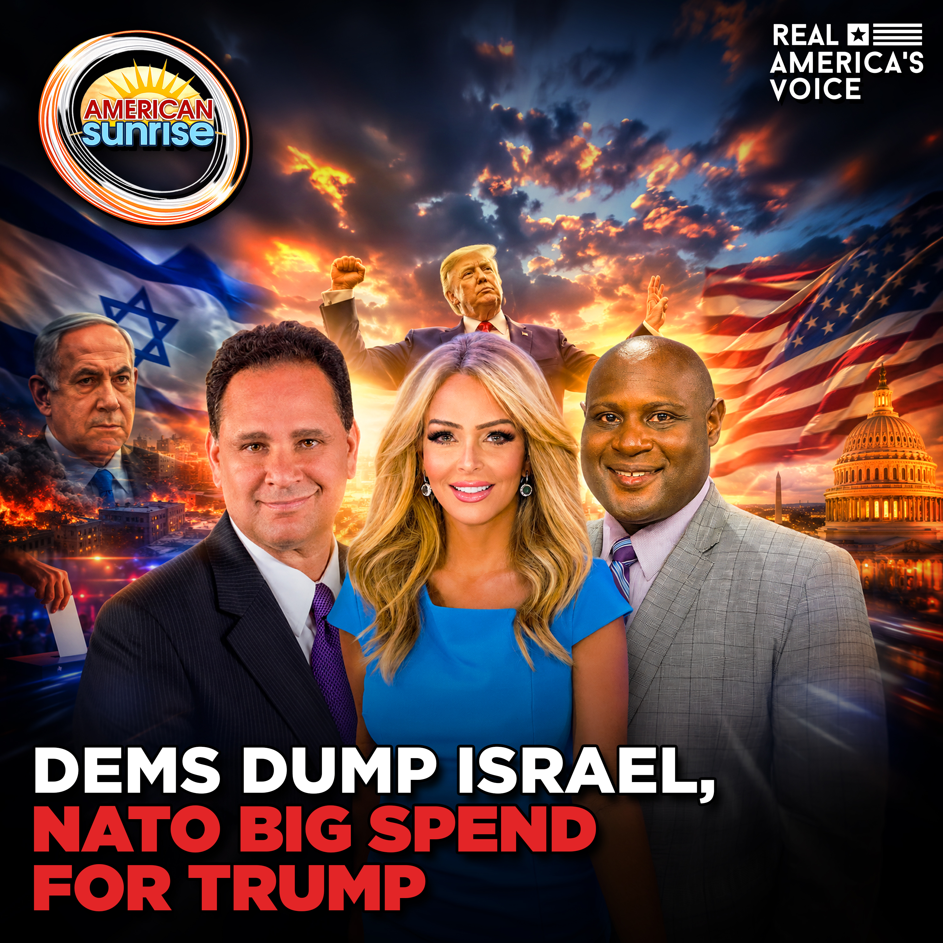 DEMS ABANDON ISRAEL AS NATO ARMS UP FOR TRUMP, ZYN GETS FDA GREEN LIGHT | AMERICAN SUNRISE episode artwork