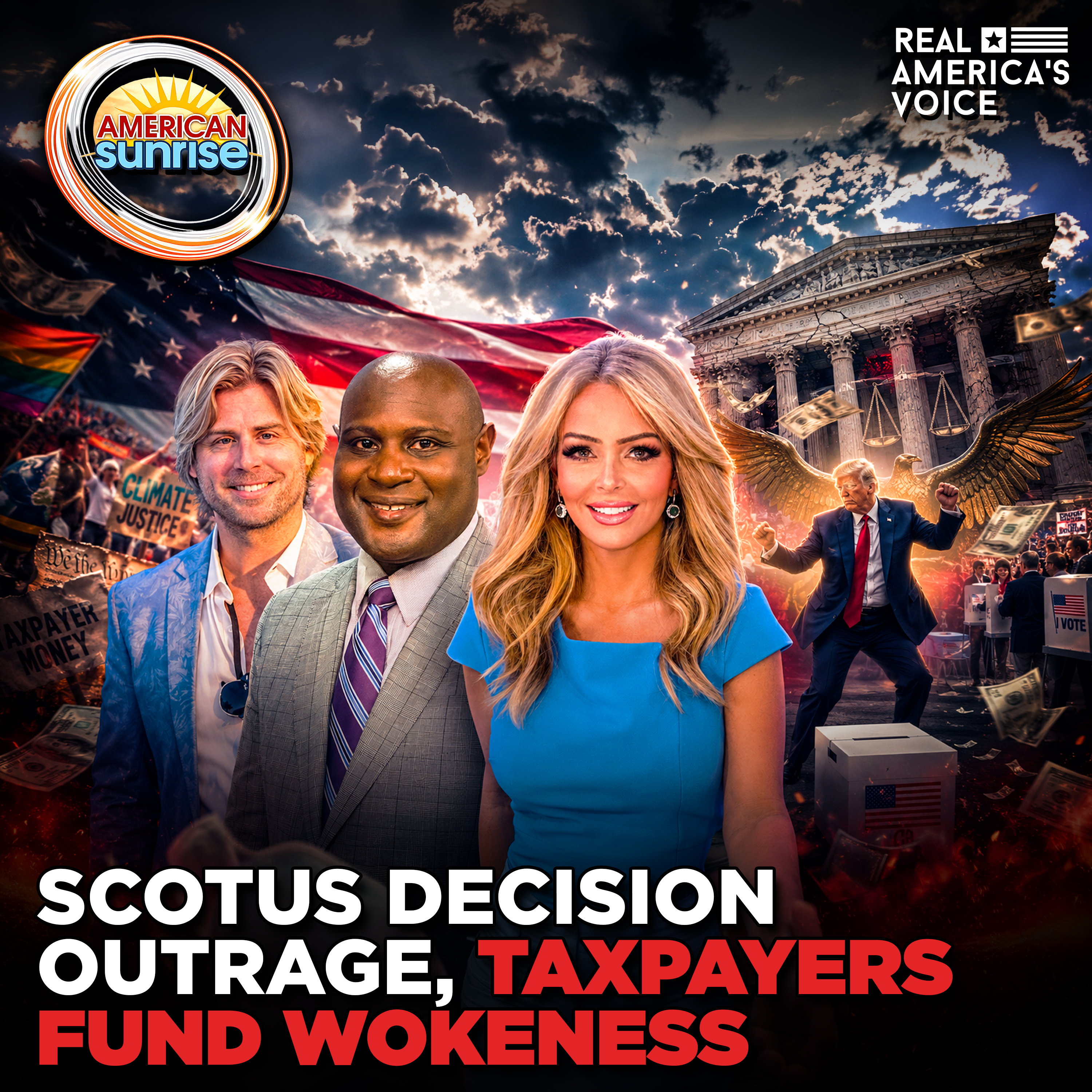 SCOTUS JUDICIARY SCANDAL EXPOSED, TAXPAYER CASH FOR WOKE AGENDA | AMERICAN SUNRISE episode artwork