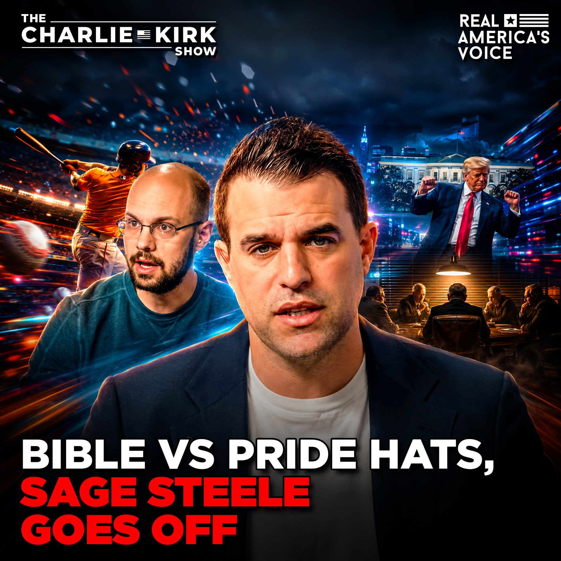 BIBLE VERSES BATTLE PRIDE HATS, SAGE STEELE DEMANDS GOOD SPORTS | CHARLIE KIRK SHOW