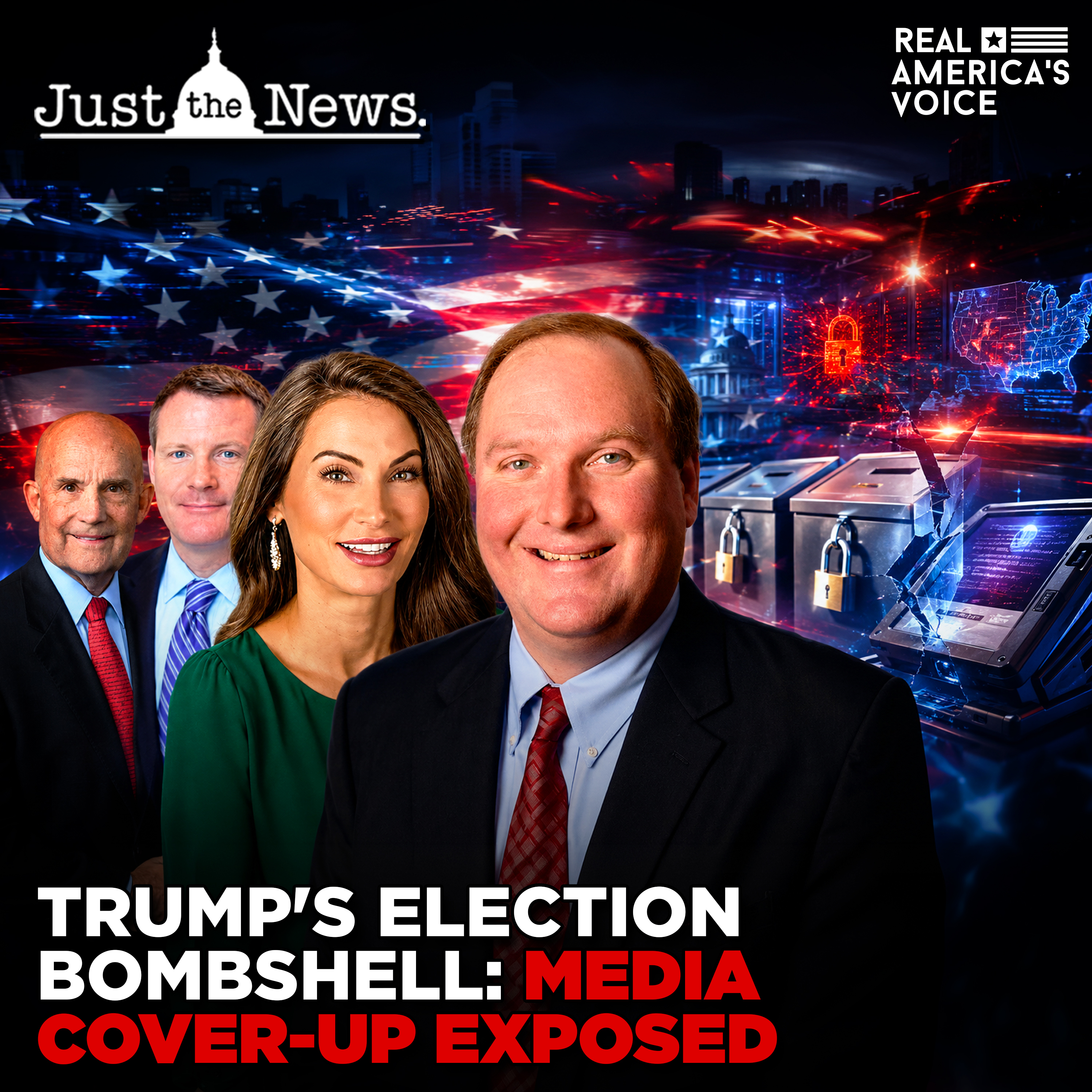 TRUMP EXPOSES ELECTION SECURITY NIGHTMARE AS MEDIA HIDES FAILURES | JUST THE NEWS - NO NOISE