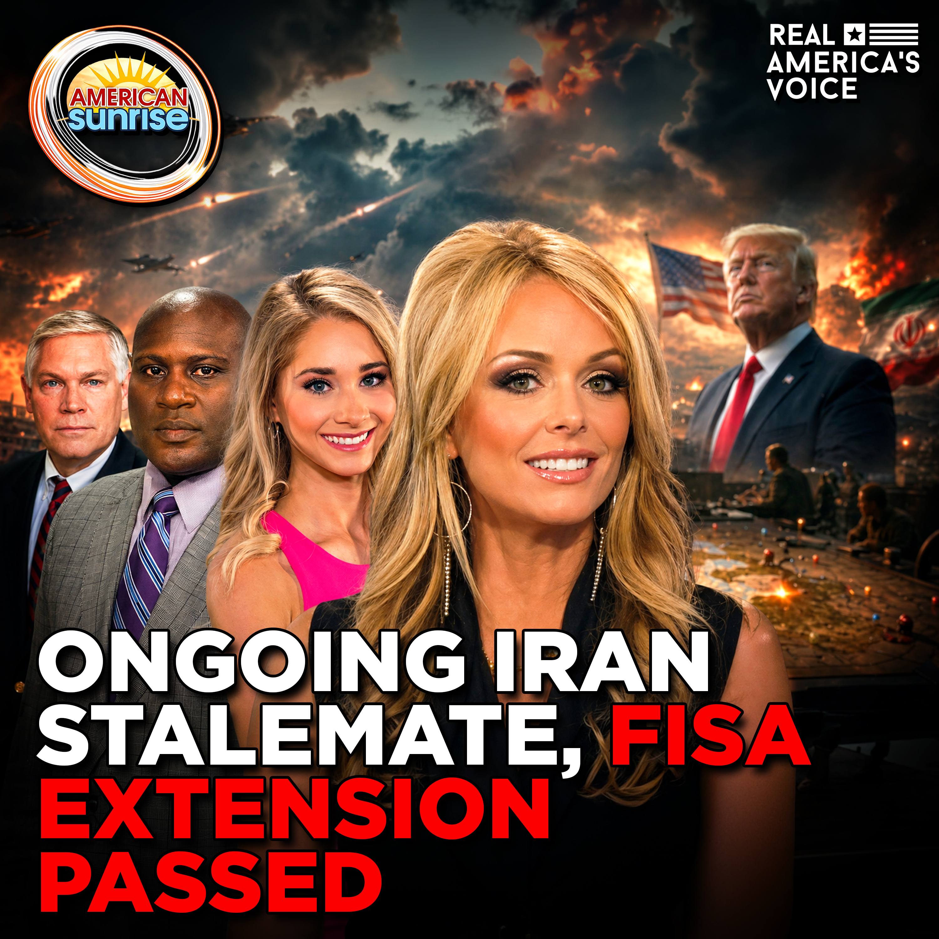 TRUMP MEETS OIL EXECS AS IRAN STALEMATE ONGOING, FISA EXTENSION PASSED | THE AMERICAN SUNRISE SHOW