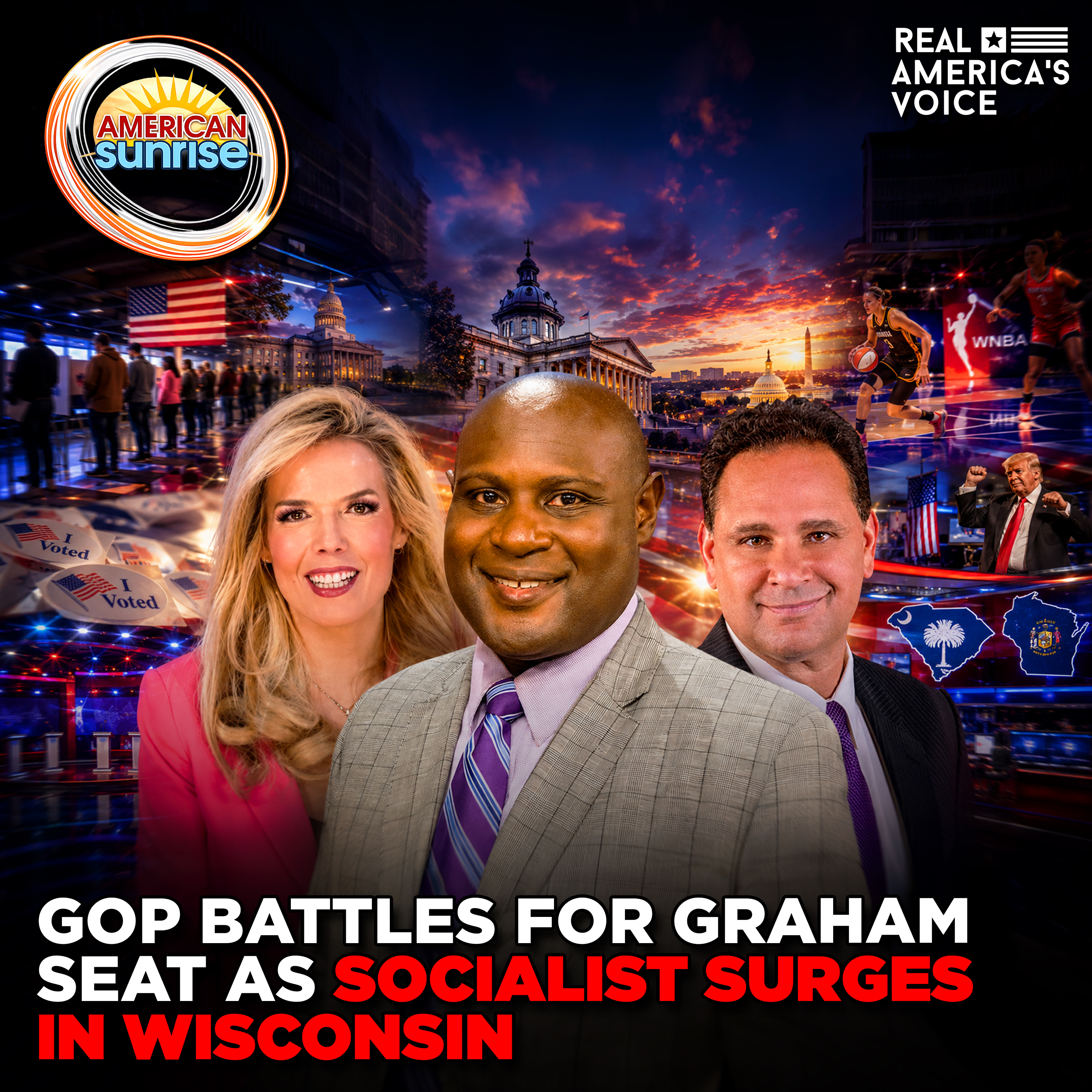 GOP BATTLES FOR GRAHAM SEAT AS SOCIALIST SURGES IN WISCONSIN | AMERICAN SUNRISE