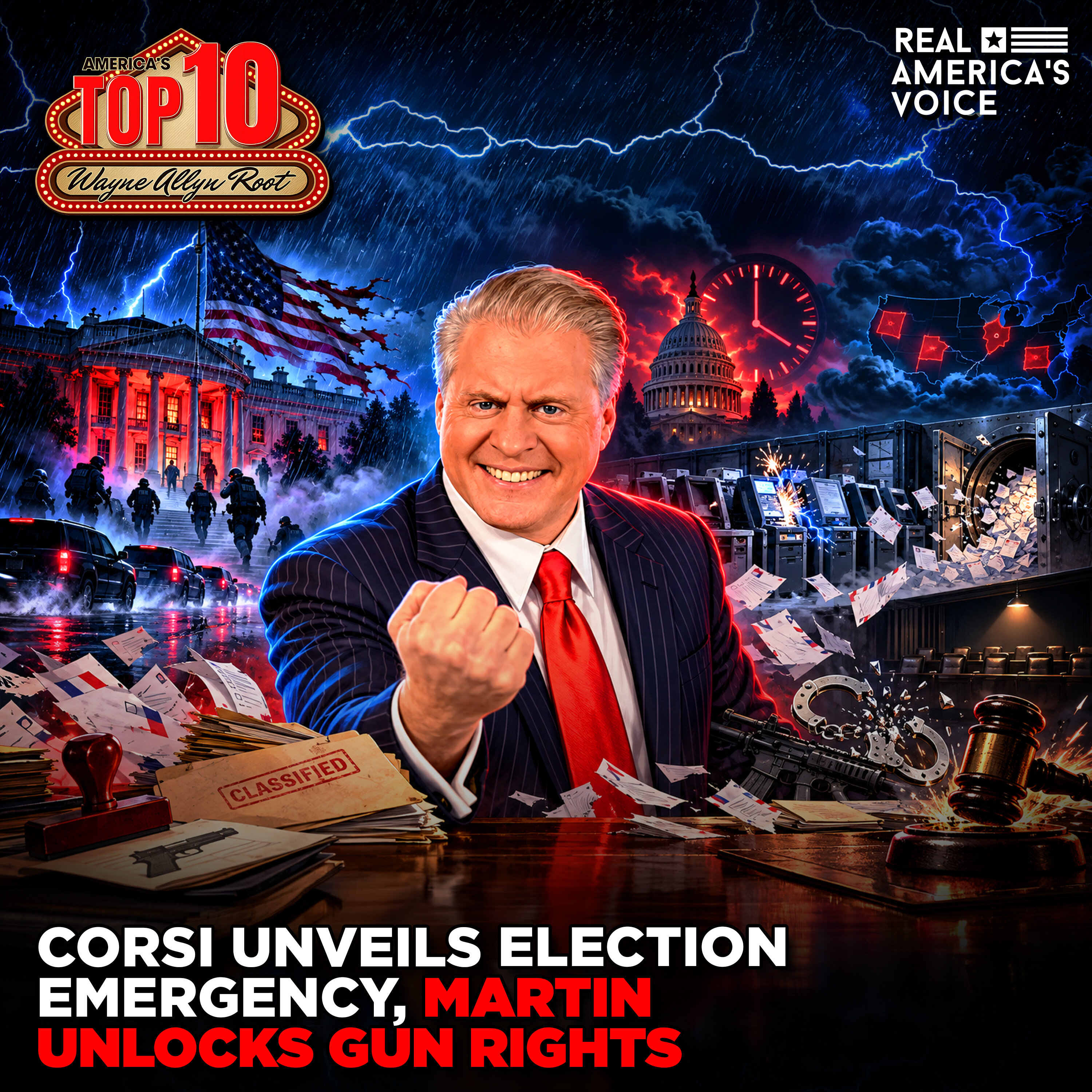 CORSI UNVEILS ELECTION EMERGENCY, MARTIN UNLOCKS GUN RIGHTS | AMERICA'S TOP 10 | SEPTEMBER 11TH, 2026
