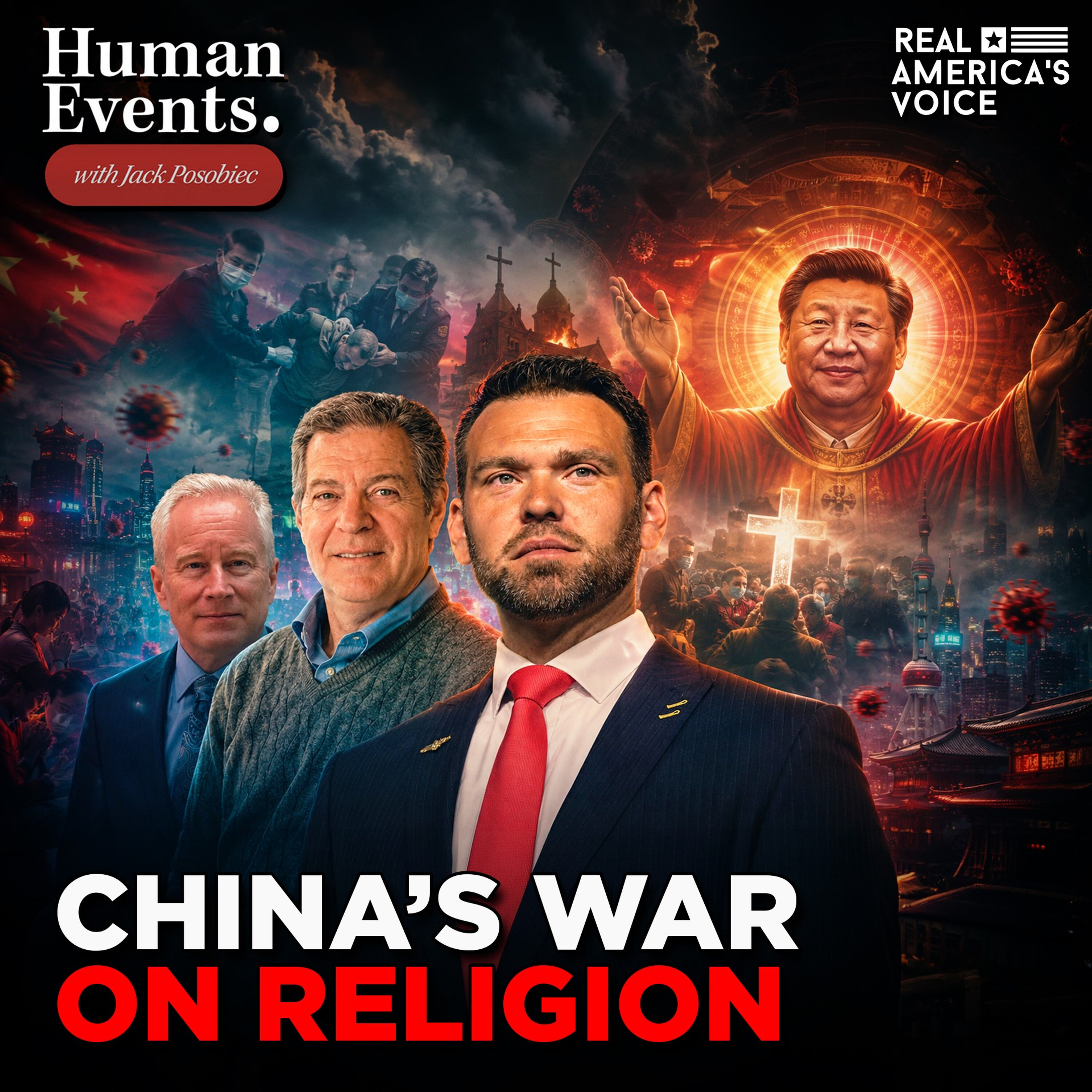 SAM BROWNBACK ON TRUMP-XI MEETING, DR. MCCULLOUGH ON HANTAVIRUS | HUMAN EVENTS DAILY W JACK POSOBIEC — Real America’s Voice cover