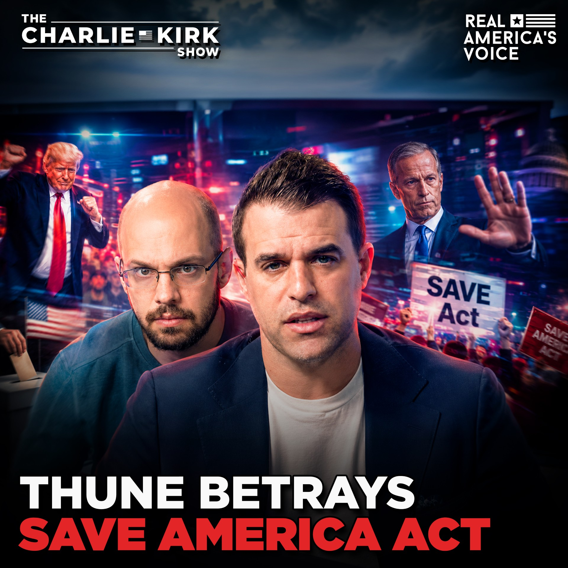 SCOTUS GREENLIGHTS MASS DEPORTATIONS AS THUNE BLOCKS SAVE ACT | CHARLIE KIRK SHOW episode artwork