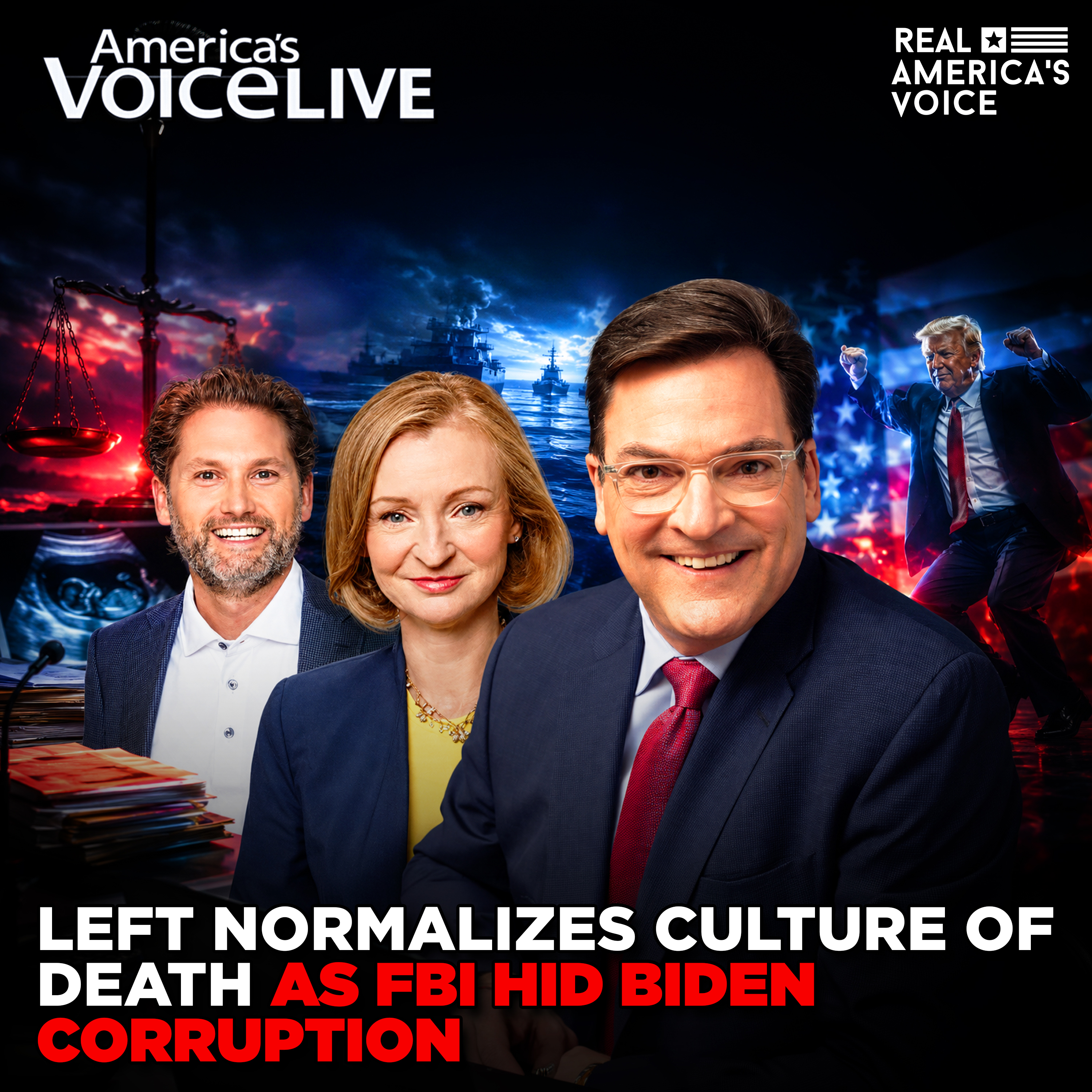 LEFT NORMALIZES CULTURE OF DEATH AS FBI HID BIDEN CORRUPTION | AMERICA'S VOICE LIVE episode artwork